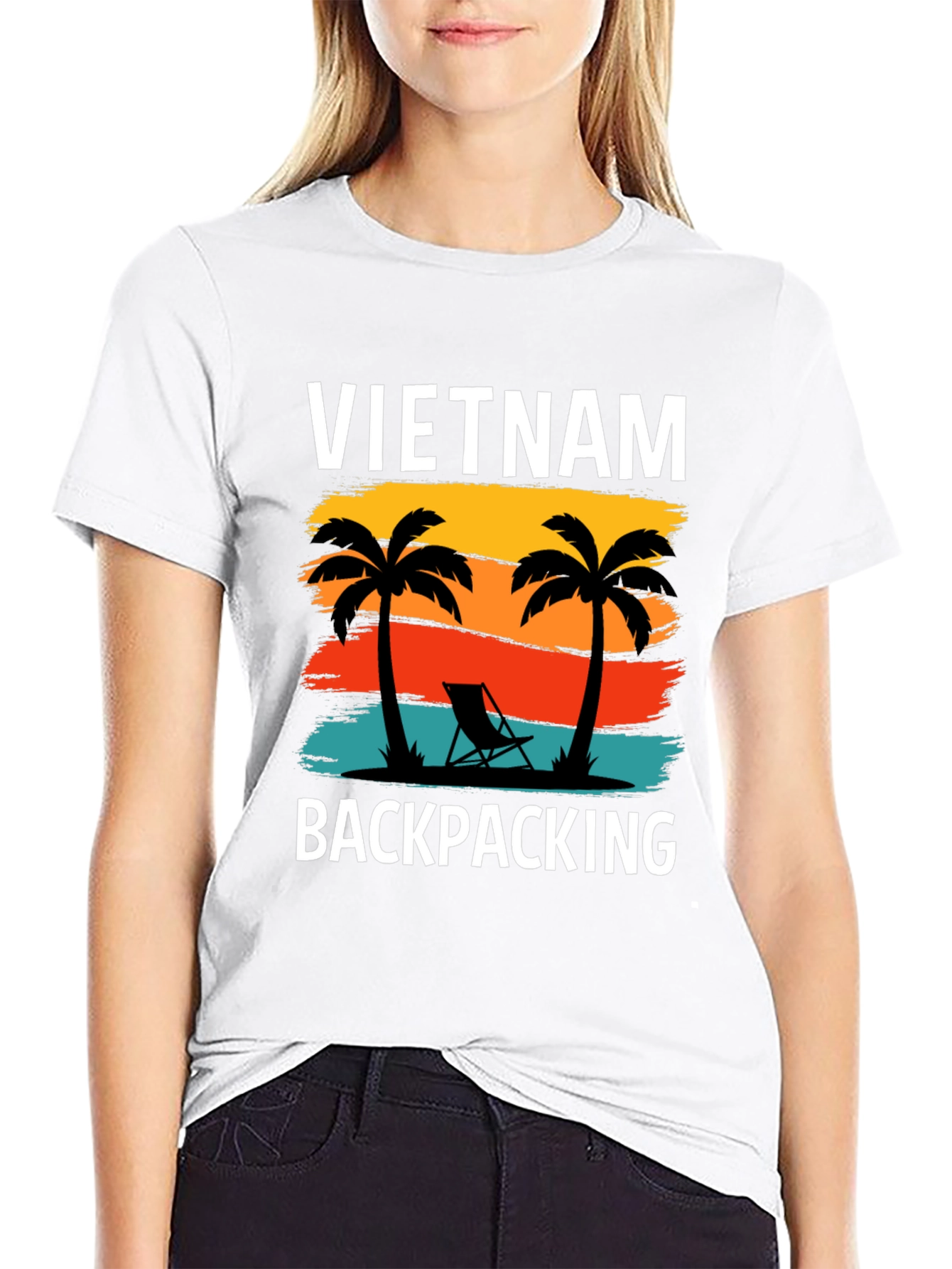 Vietnam Backpacking Graphic T-Shirt