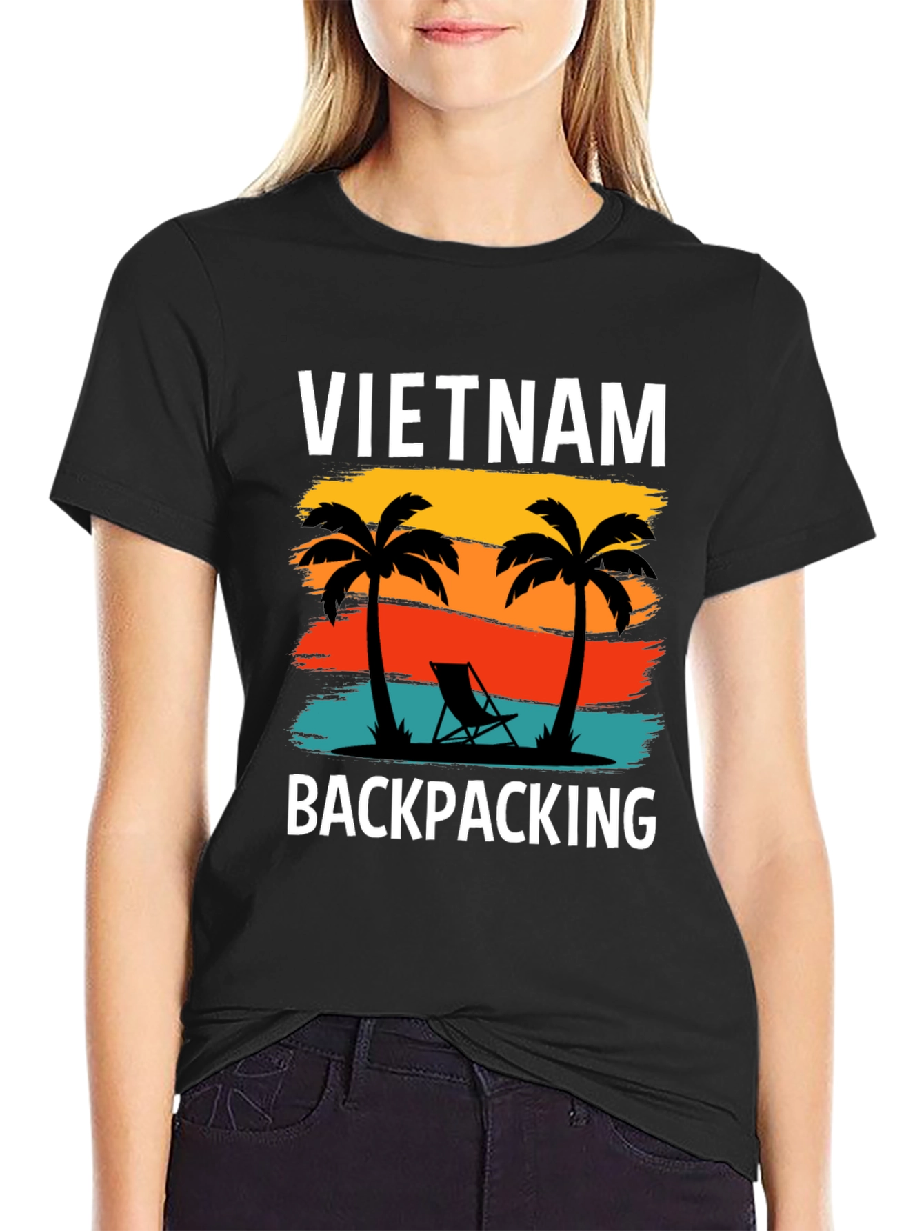 Vietnam Backpacking Graphic T-Shirt