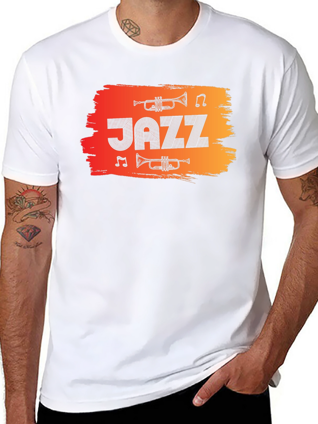 JAZZ Music Black T-Shirt