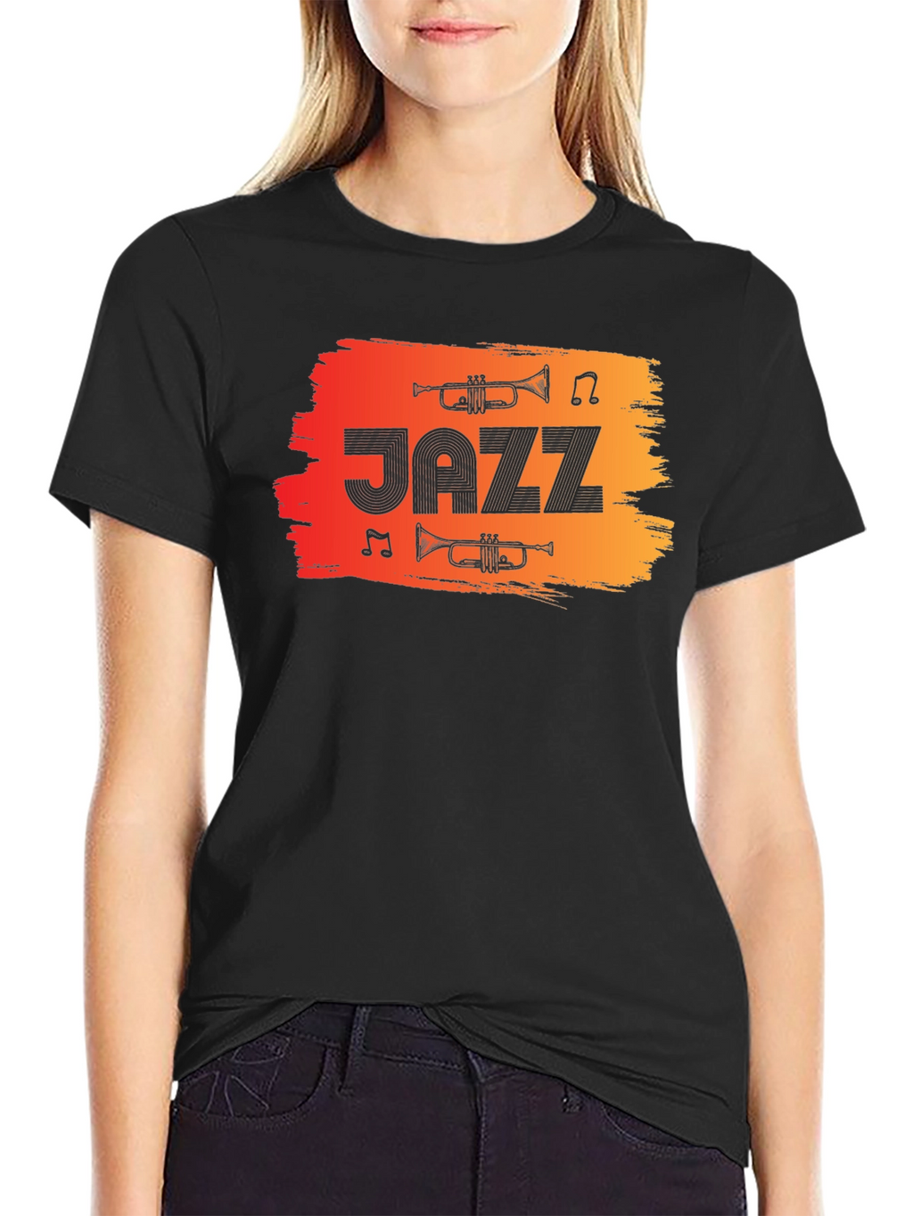 JAZZ Music Black T-Shirt