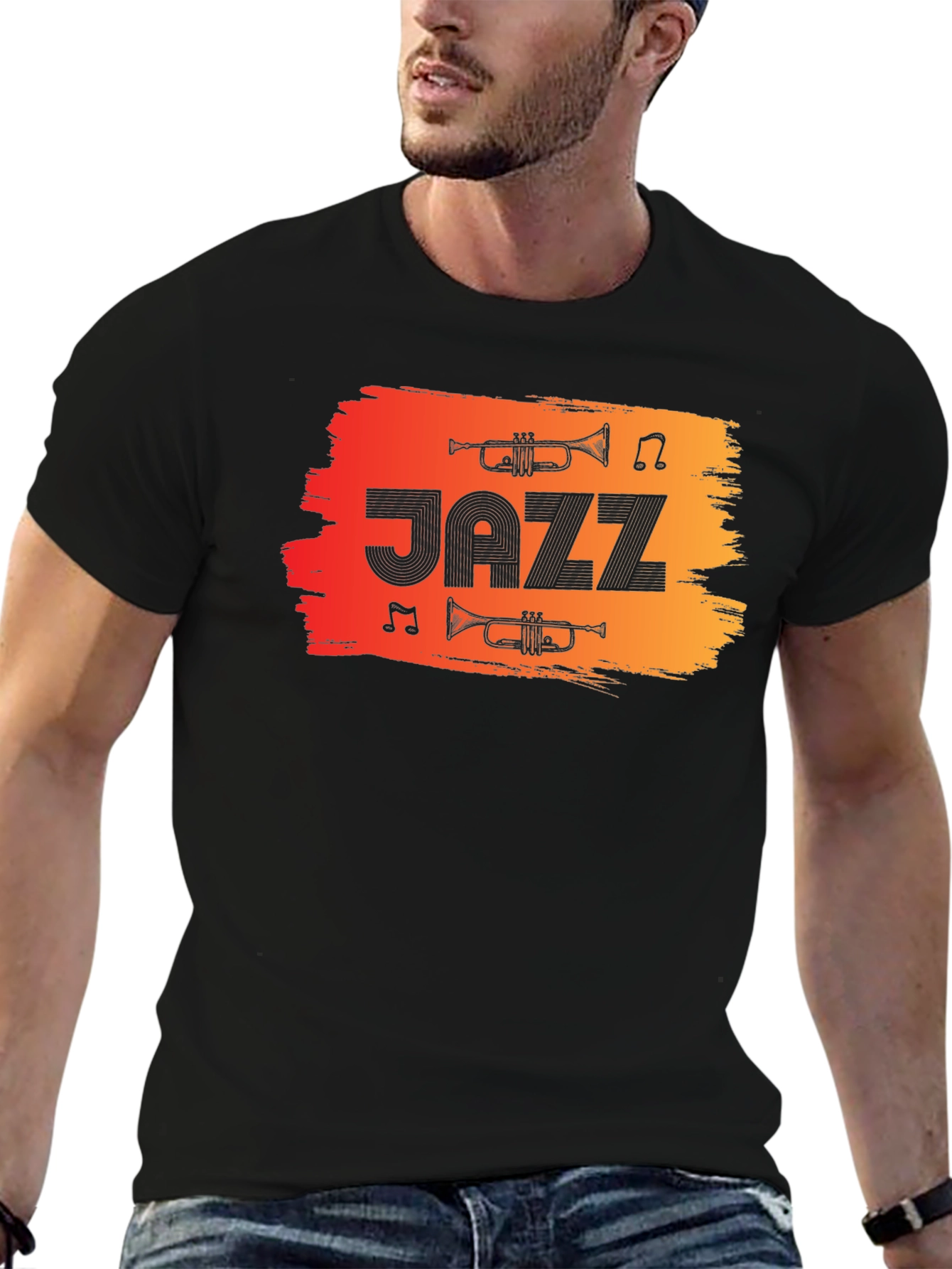 JAZZ Music Black T-Shirt