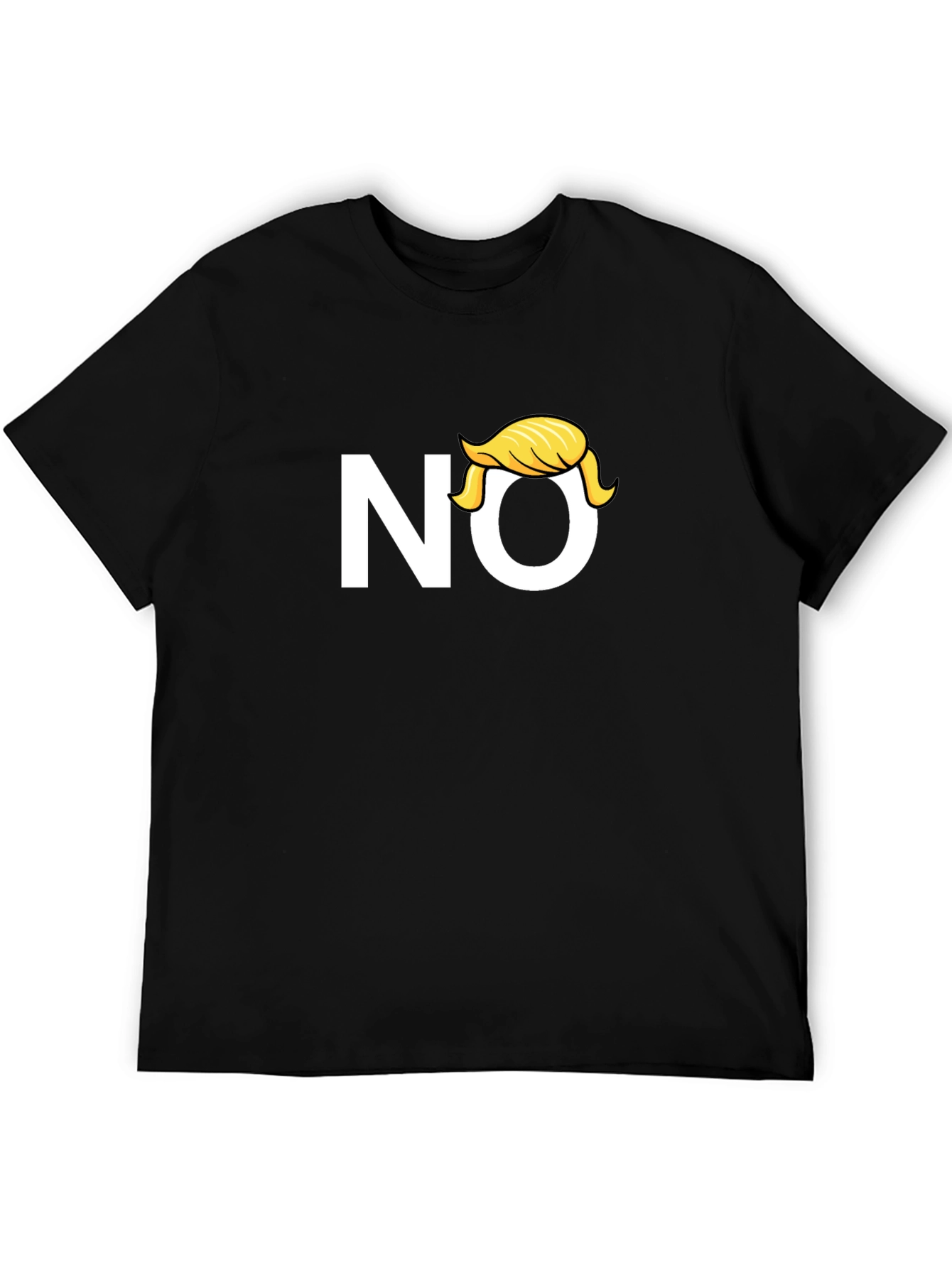 Anti-Trump NO Graphic T-Shirt - Unisex Black Tee