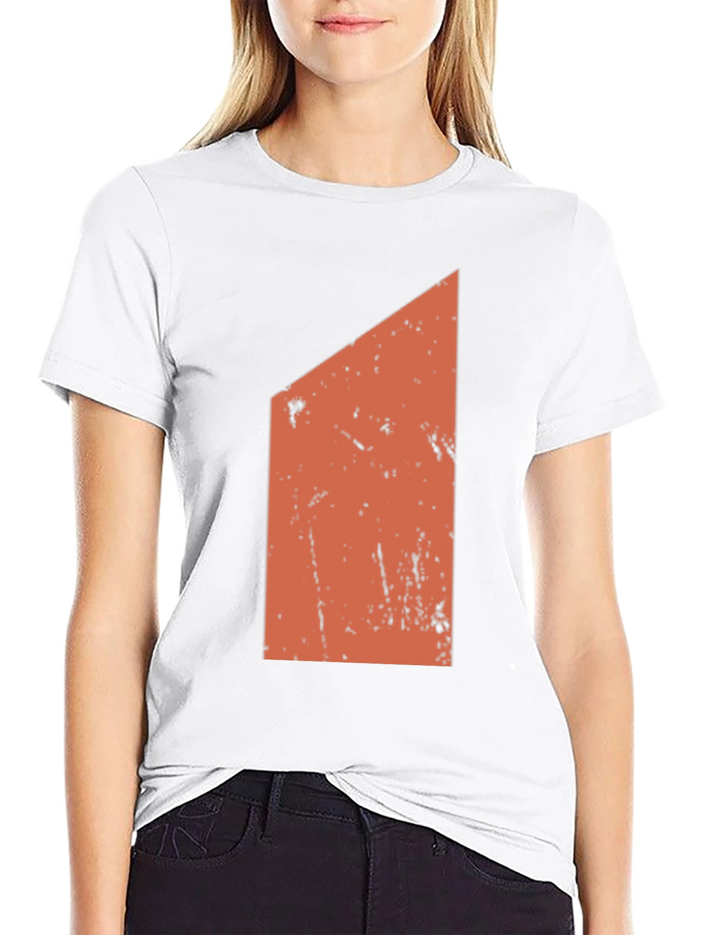 Geometric Graphic Print Black T-Shirt
