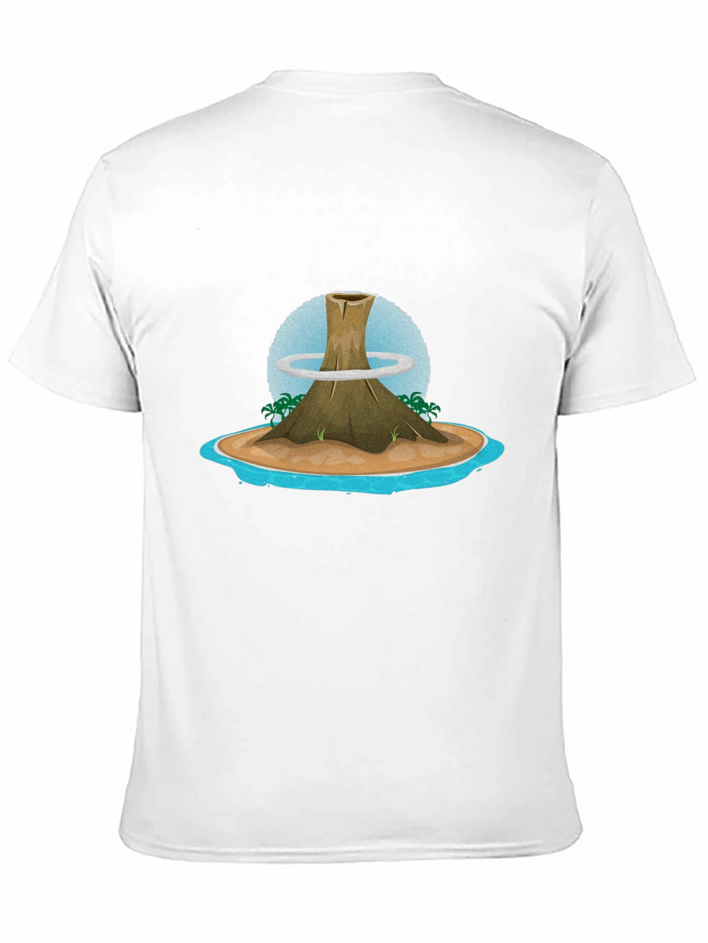 Volcano Island Graphic Tee - Black T-Shirt