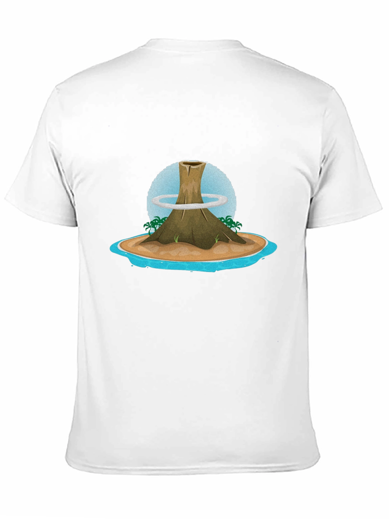 Volcano Island Graphic Tee - Black T-Shirt