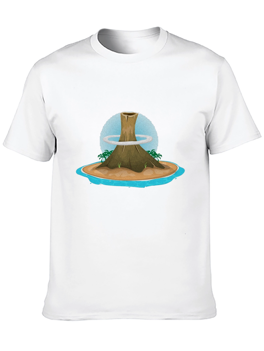 Volcano Island Graphic Tee - Black T-Shirt