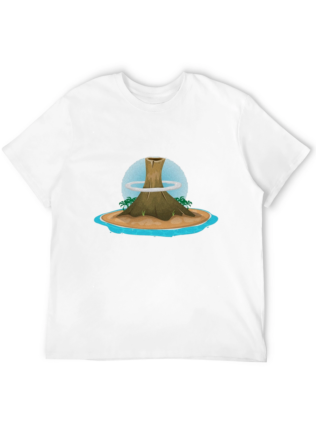 Volcano Island Graphic Tee - Black T-Shirt