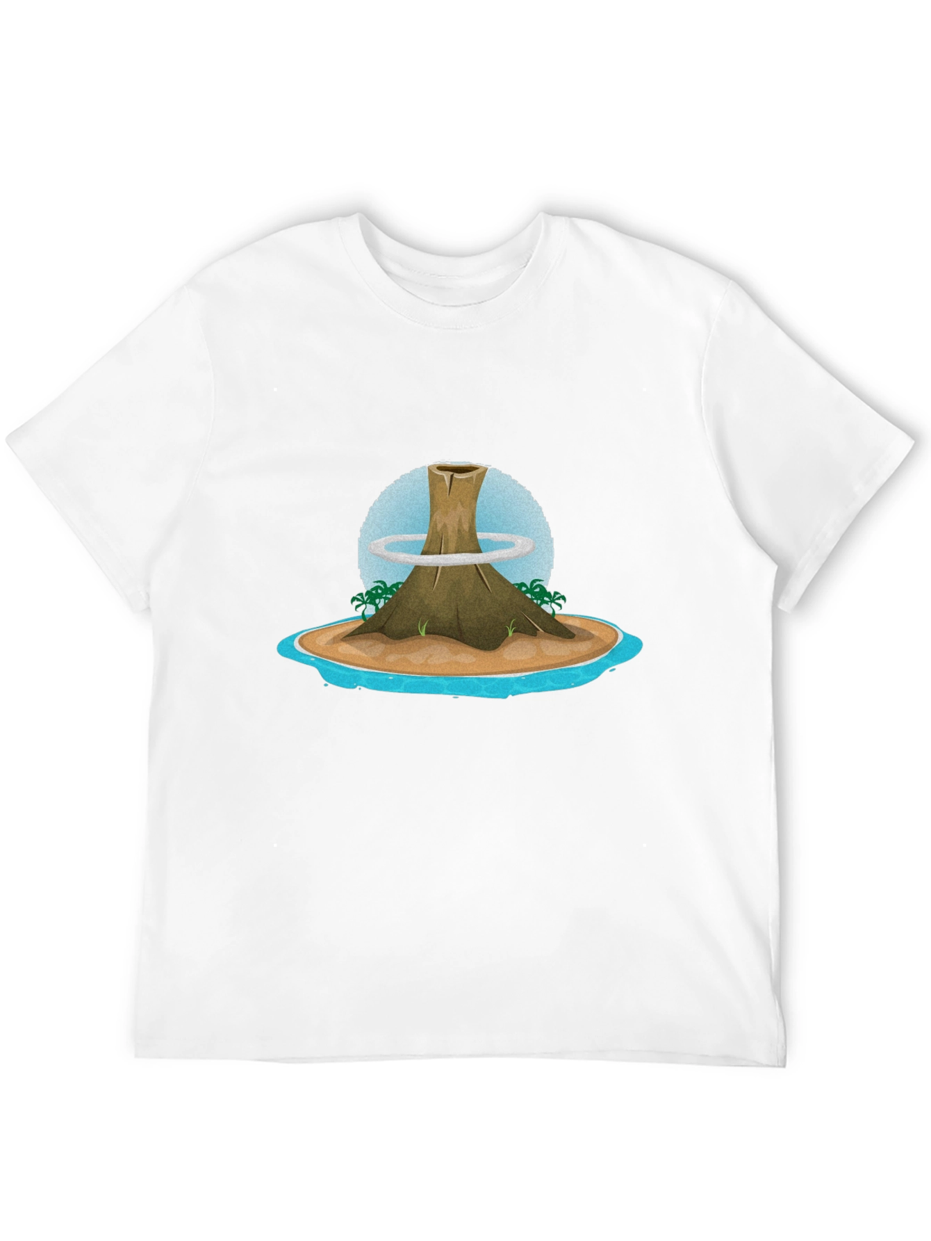 Volcano Island Graphic Tee - Black T-Shirt