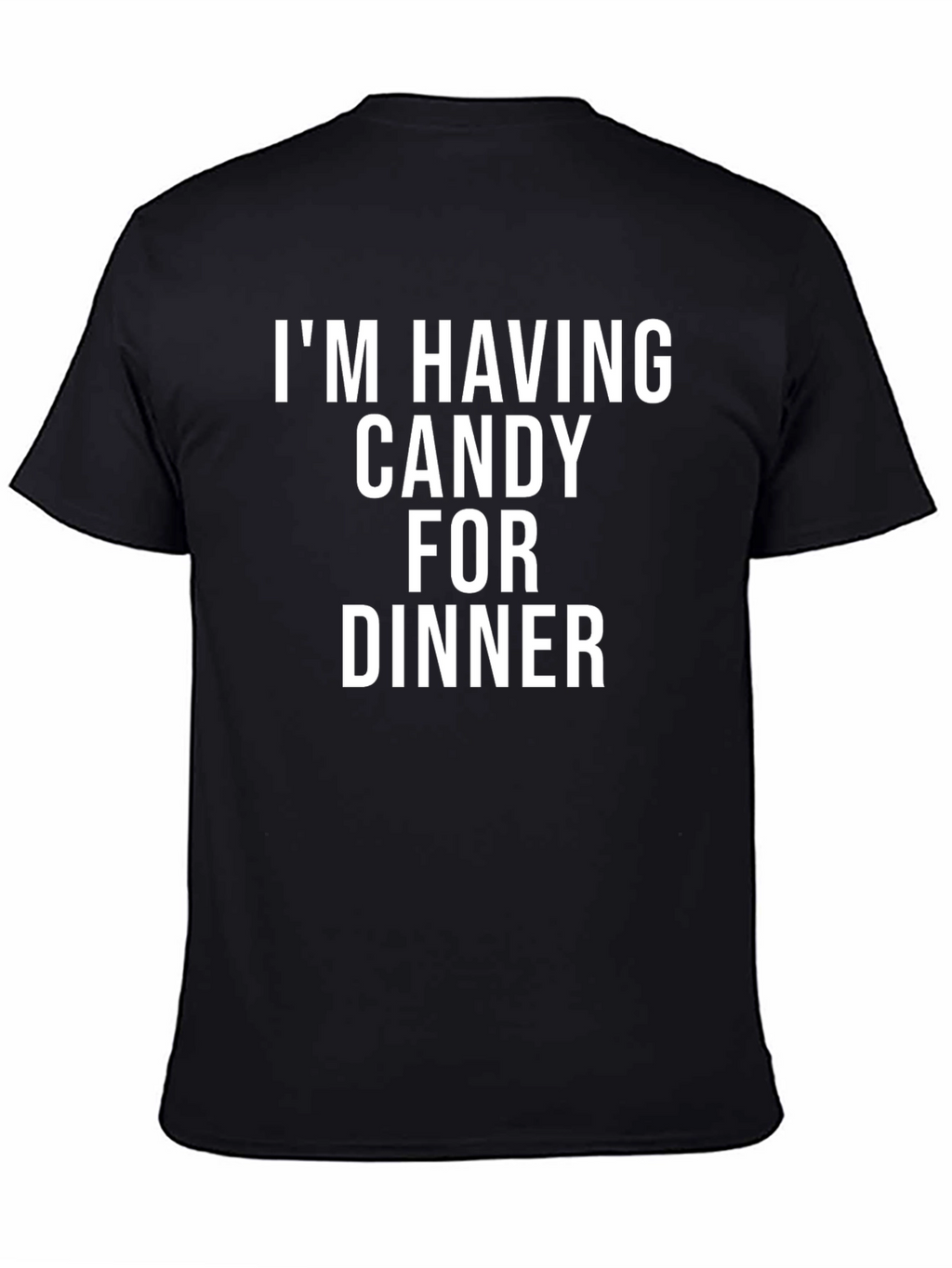 Candy for Dinner Black Graphic Tee
