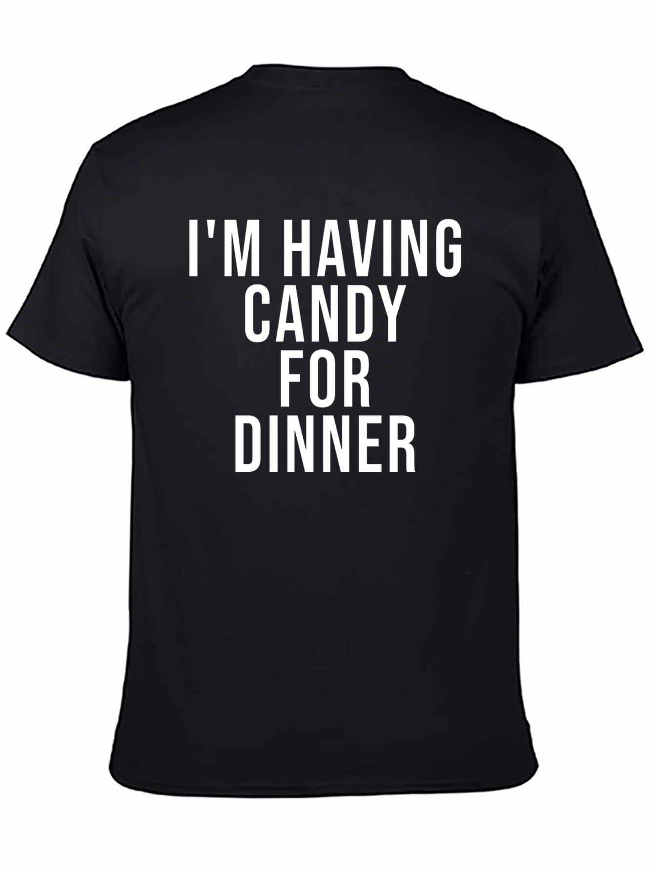 Candy for Dinner Black Graphic Tee