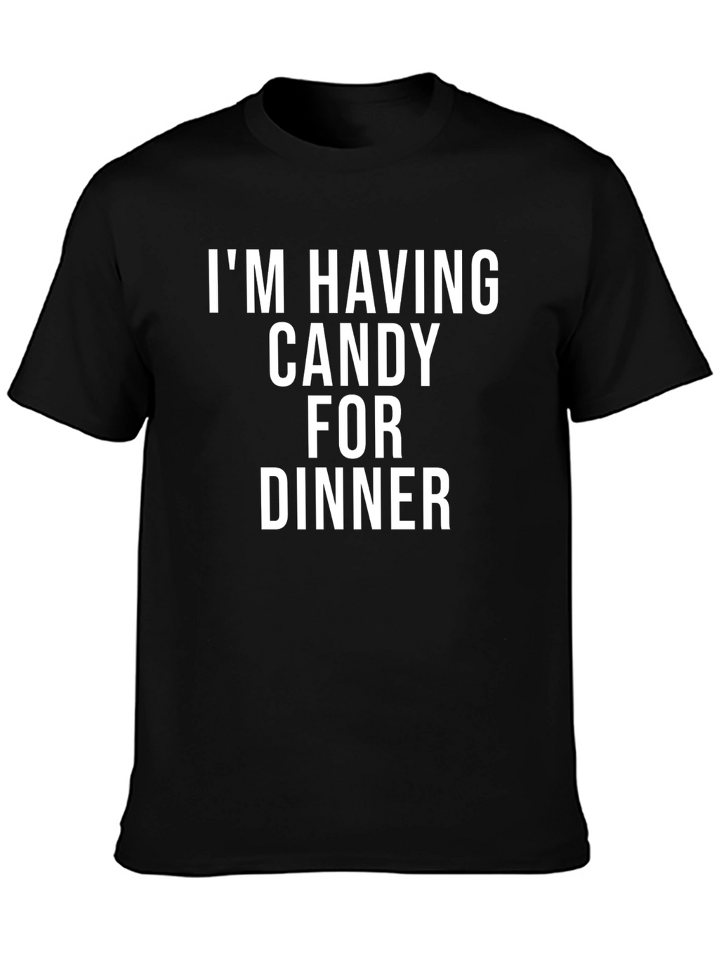 Candy for Dinner Black Graphic Tee