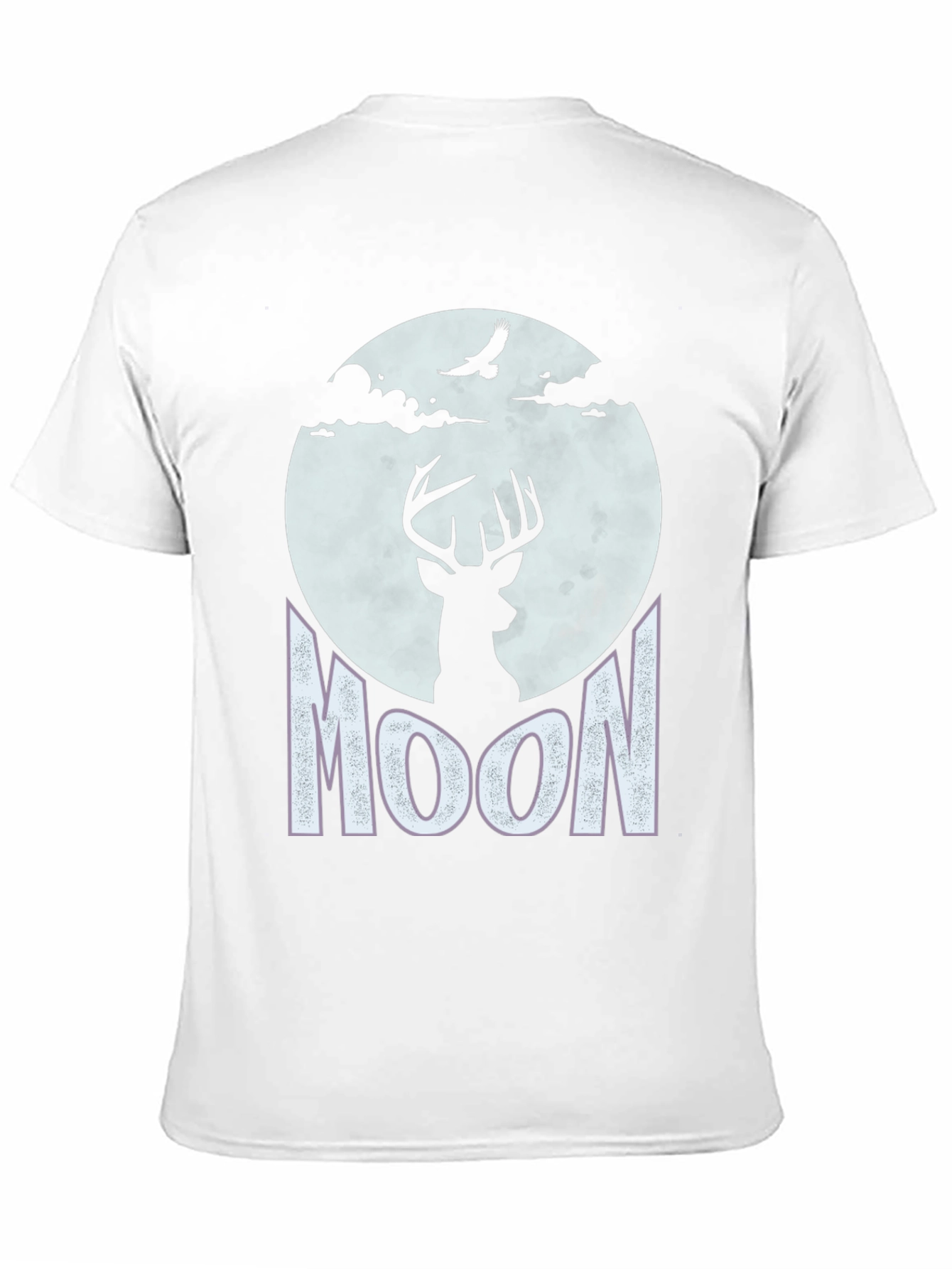 Deer Moon Graphic Tee - Nature Inspired T-Shirt