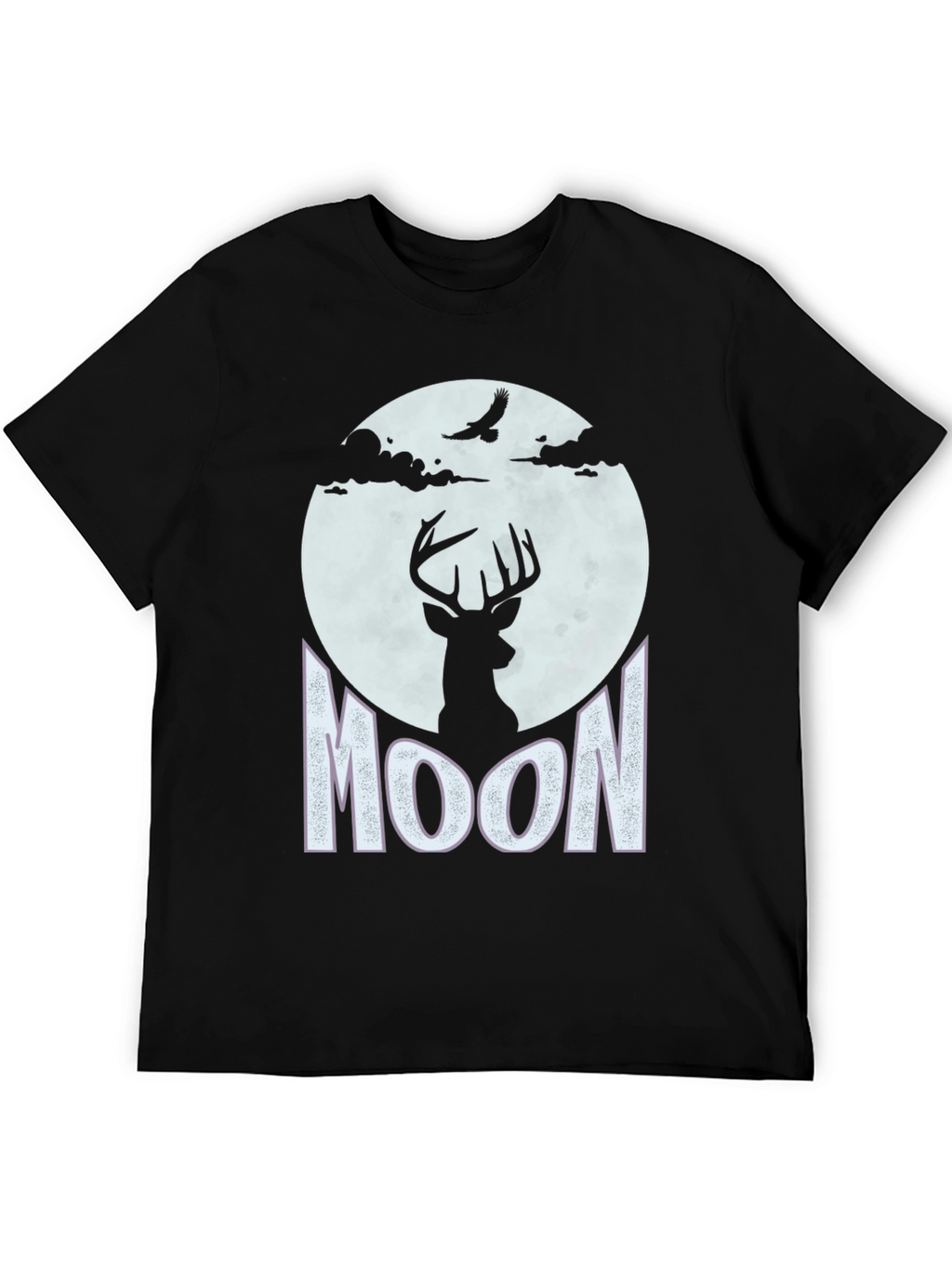 Deer Moon Graphic Tee - Nature Inspired T-Shirt