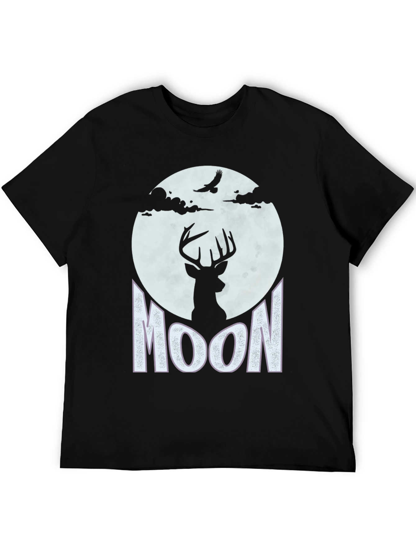 Deer Moon Graphic Tee - Nature Inspired T-Shirt