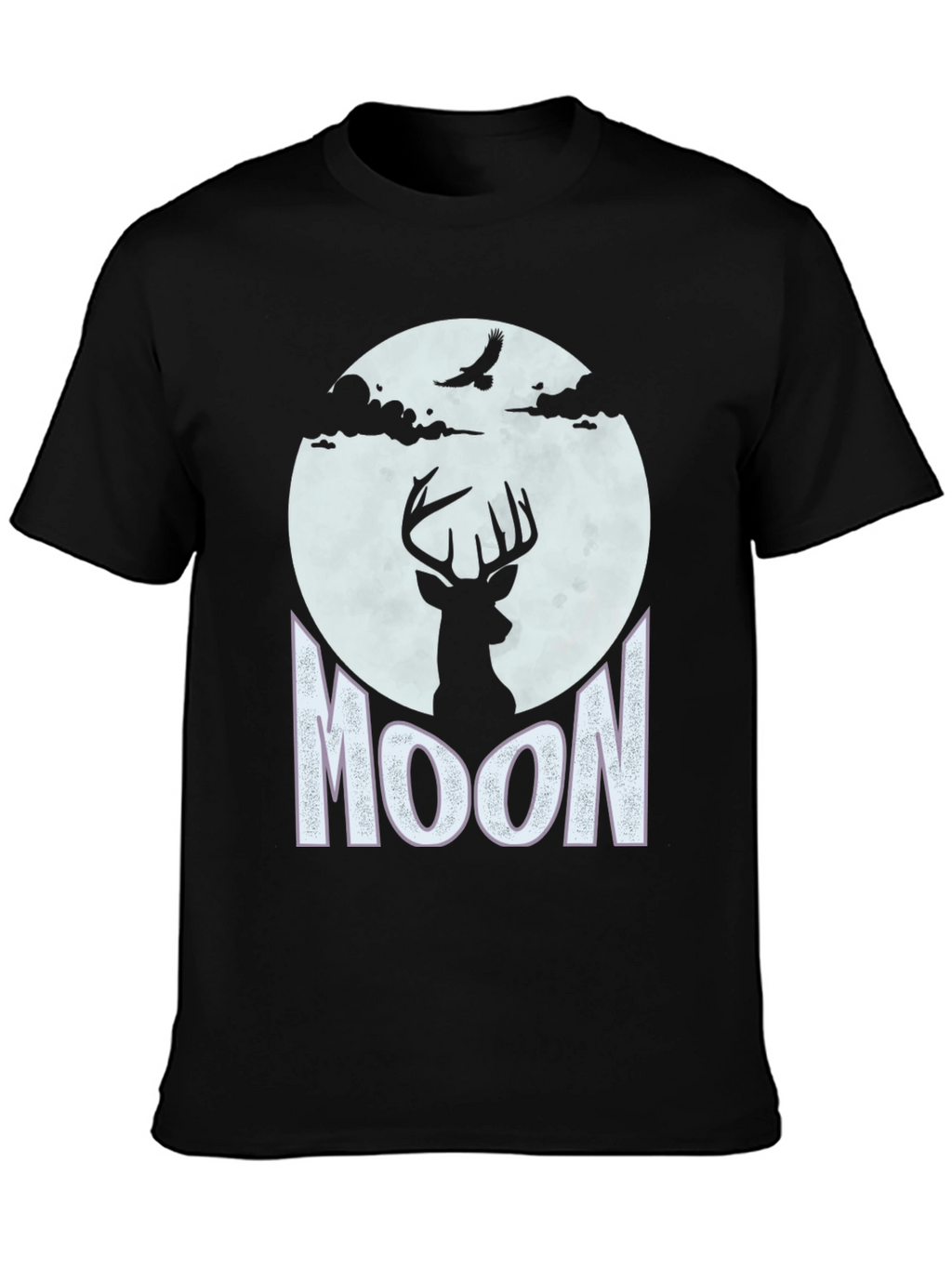 Deer Moon Graphic Tee - Nature Inspired T-Shirt