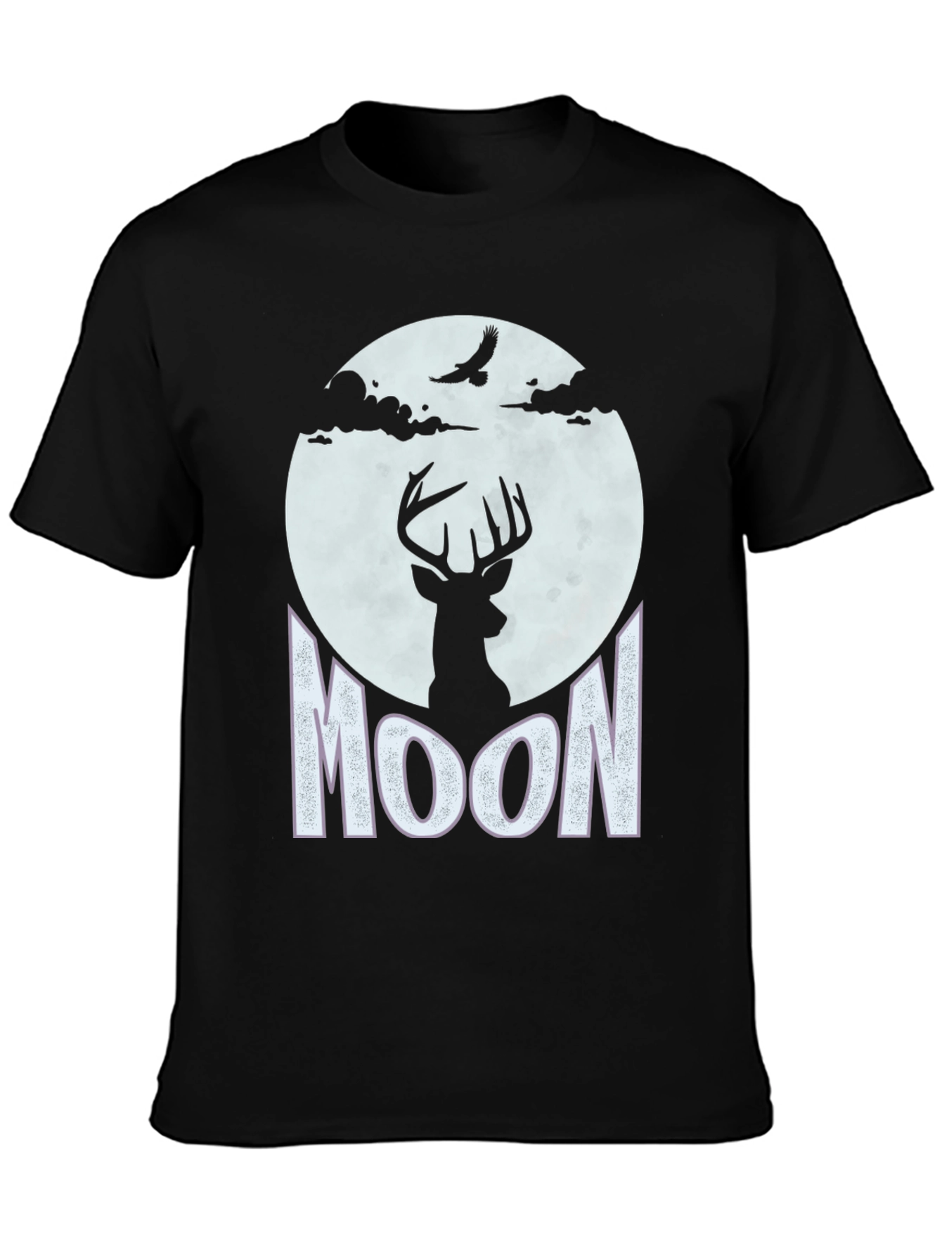 Deer Moon Graphic Tee - Nature Inspired T-Shirt