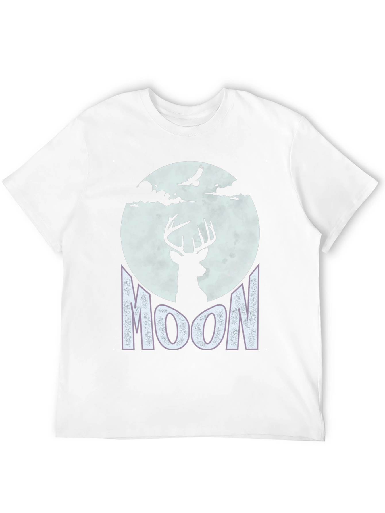 Deer Moon Graphic Tee - Nature Inspired T-Shirt