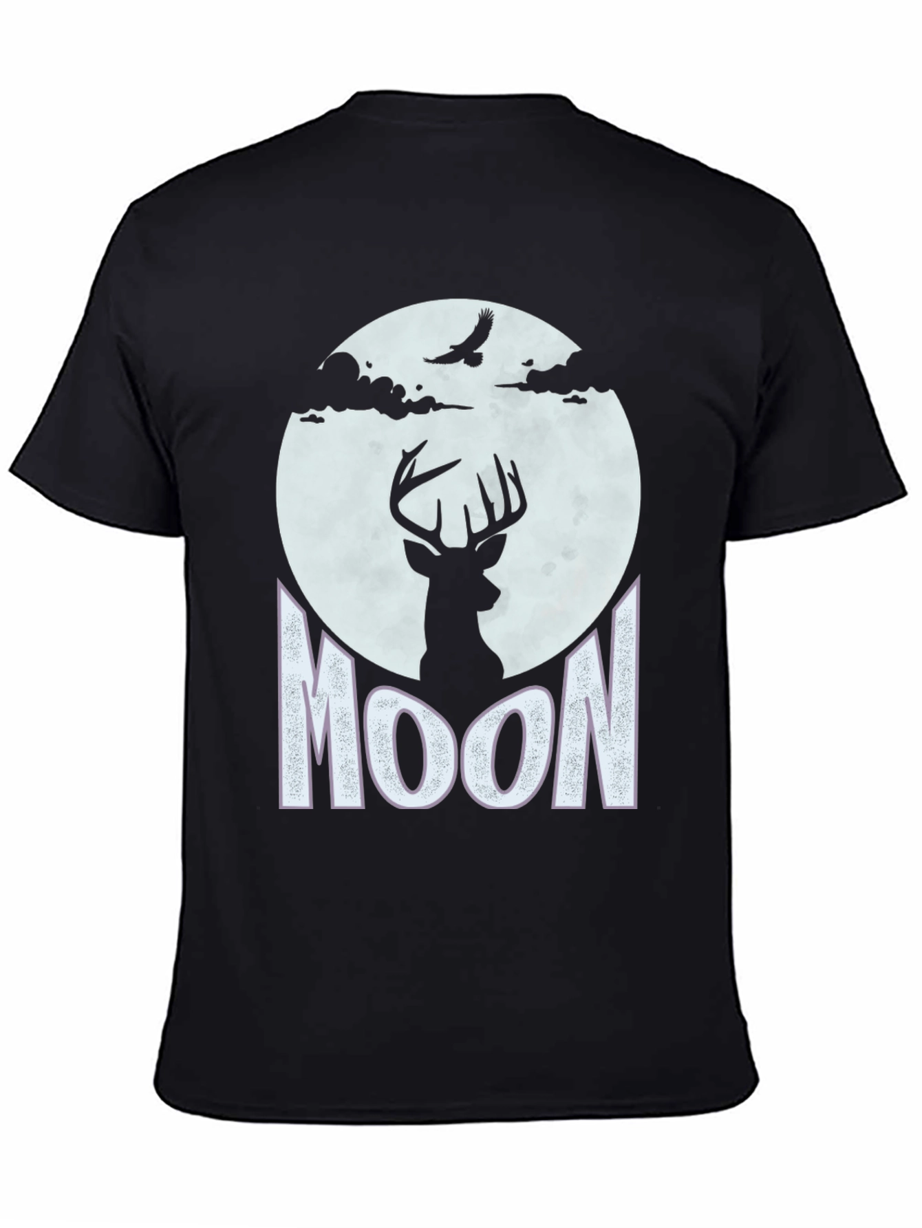Deer Moon Graphic Tee - Nature Inspired T-Shirt