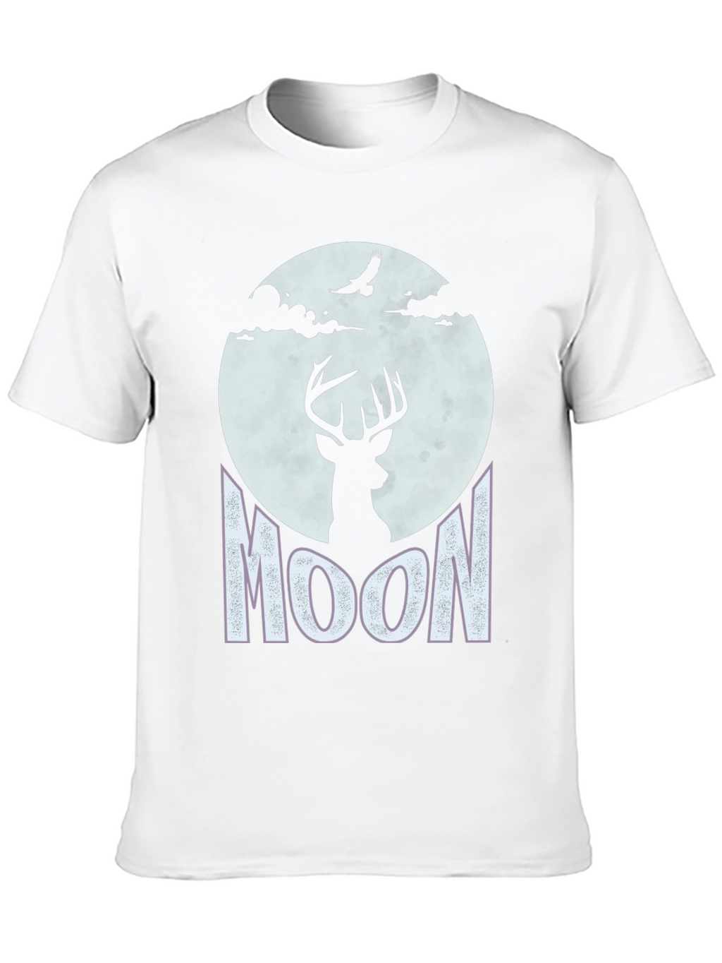 Deer Moon Graphic Tee - Nature Inspired T-Shirt