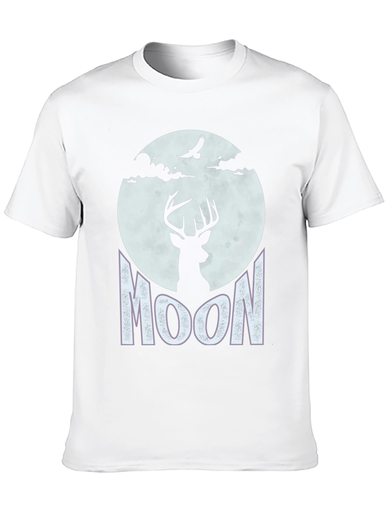Deer Moon Graphic Tee - Nature Inspired T-Shirt