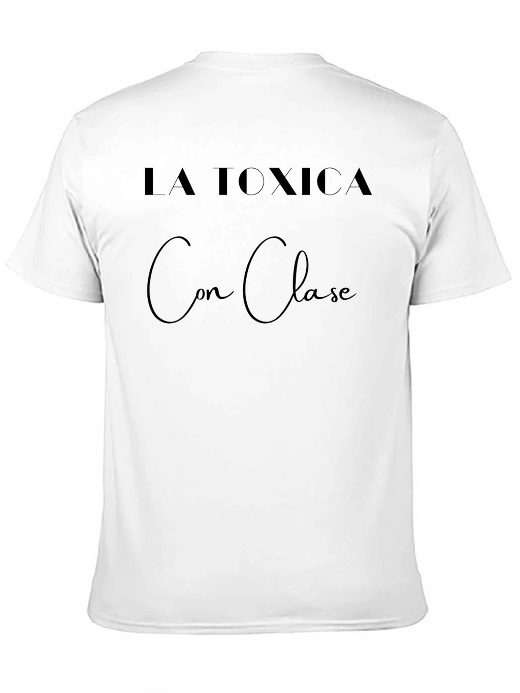 La Toxica Con Clase Black Graphic Tee