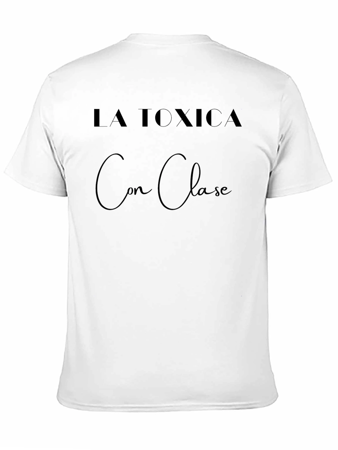 La Toxica Con Clase Black Graphic Tee