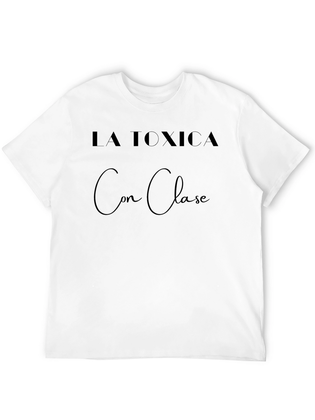 La Toxica Con Clase Black Graphic Tee