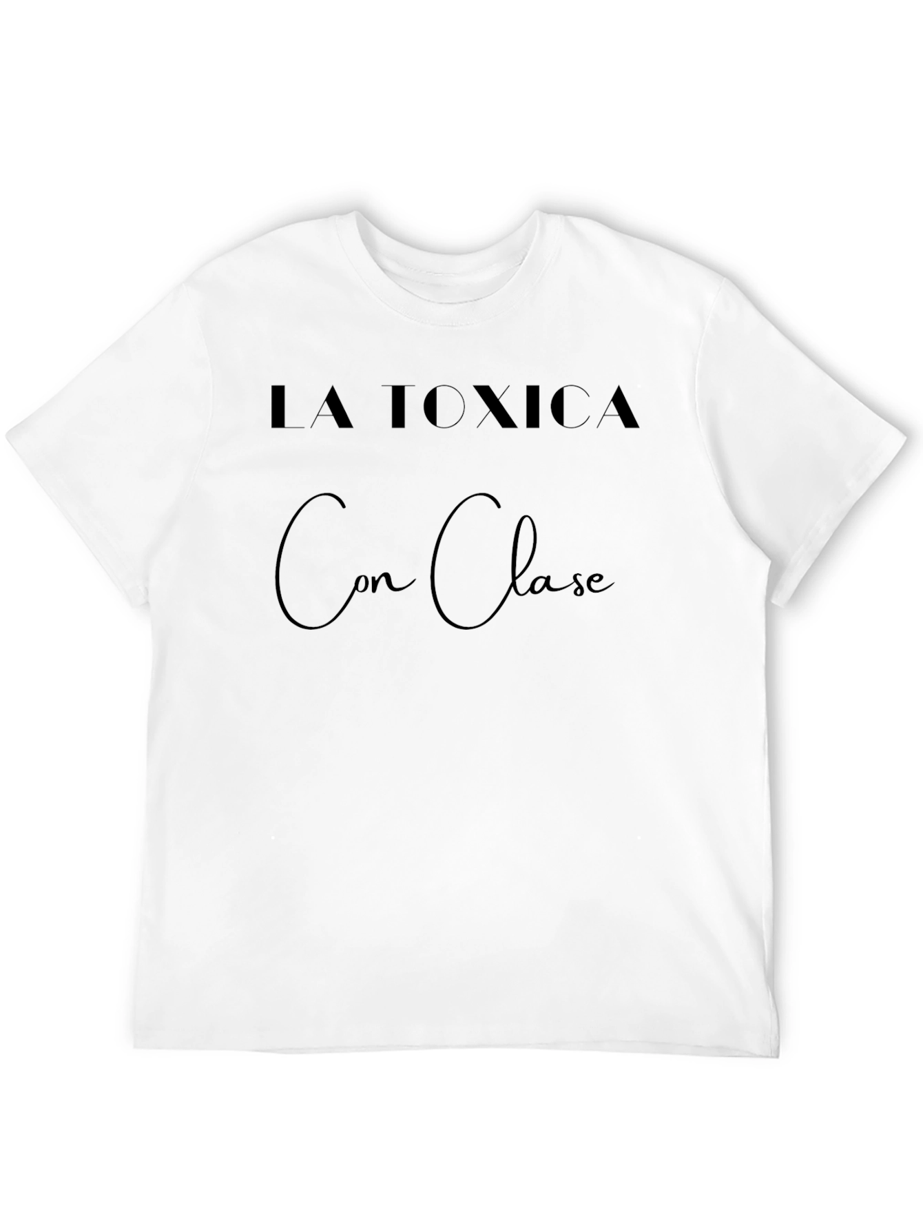 La Toxica Con Clase Black Graphic Tee