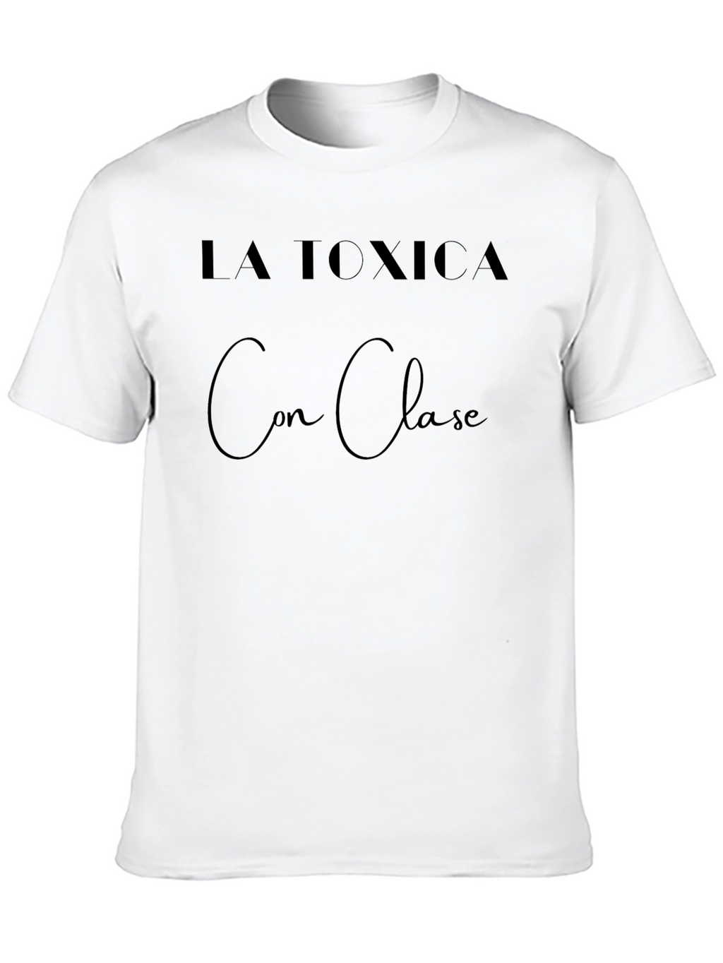 La Toxica Con Clase Black Graphic Tee