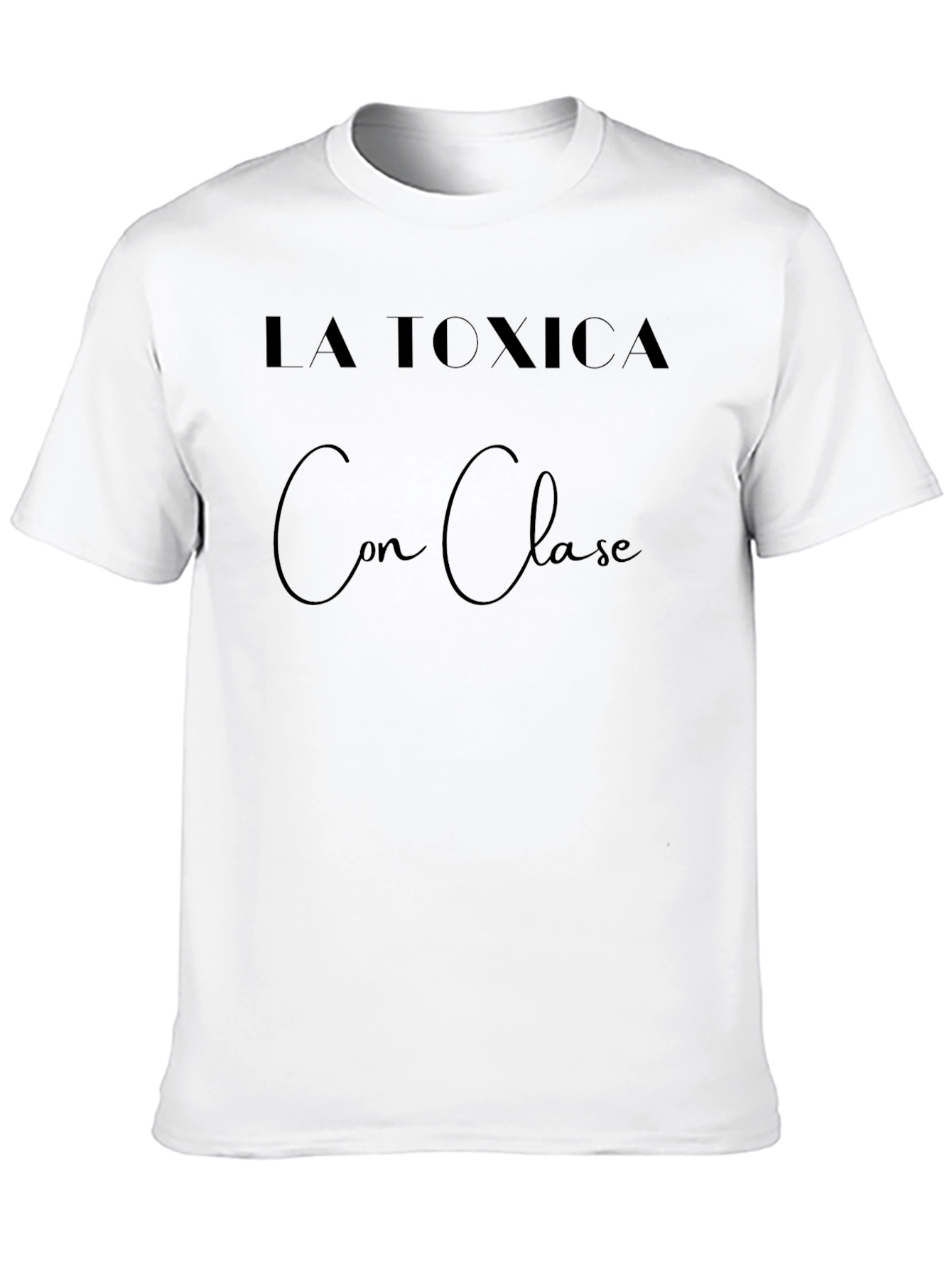 La Toxica Con Clase Black Graphic Tee