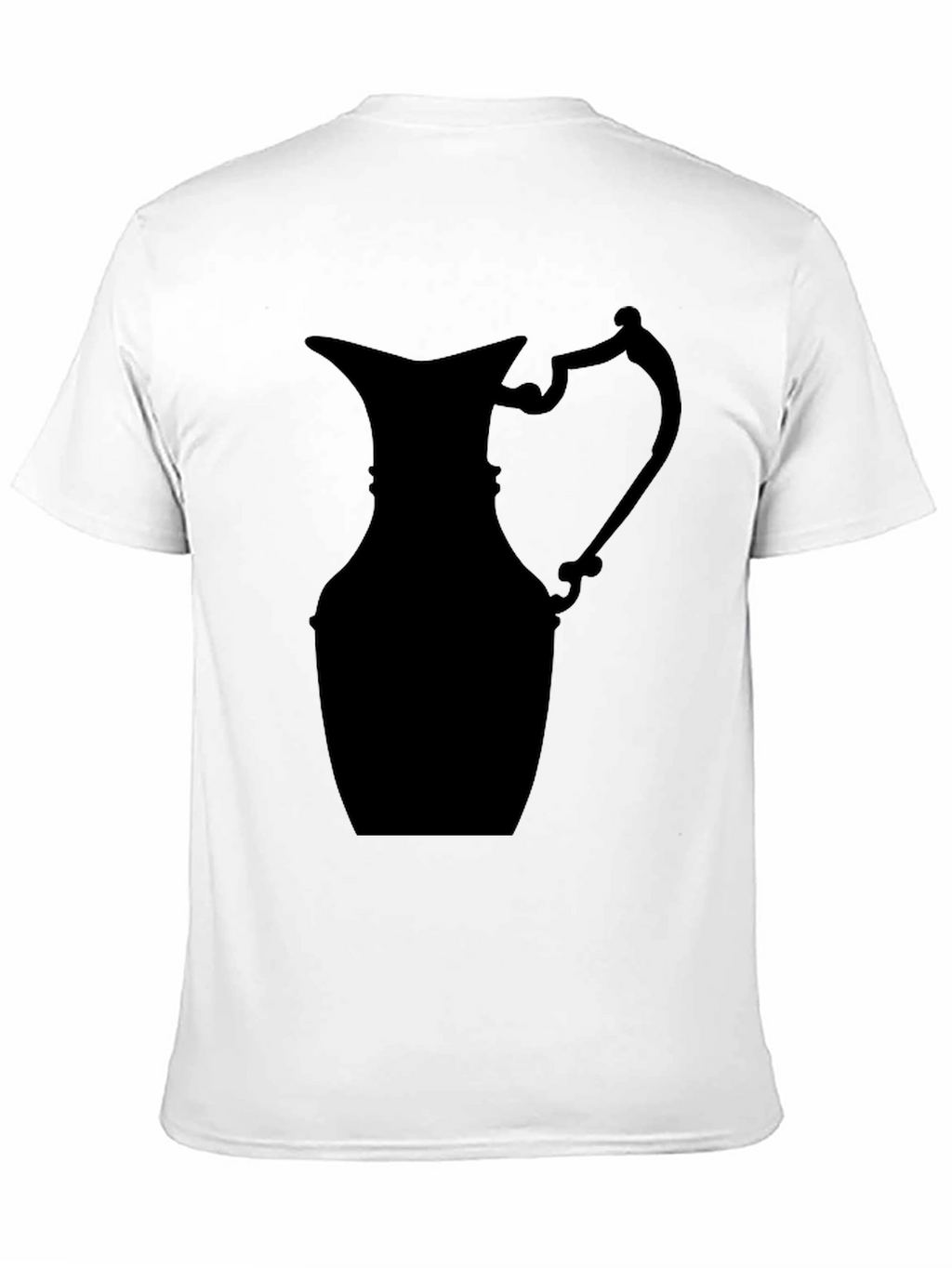 Silhouette Pitcher Graphic Tee - Modern Black T-Shirt