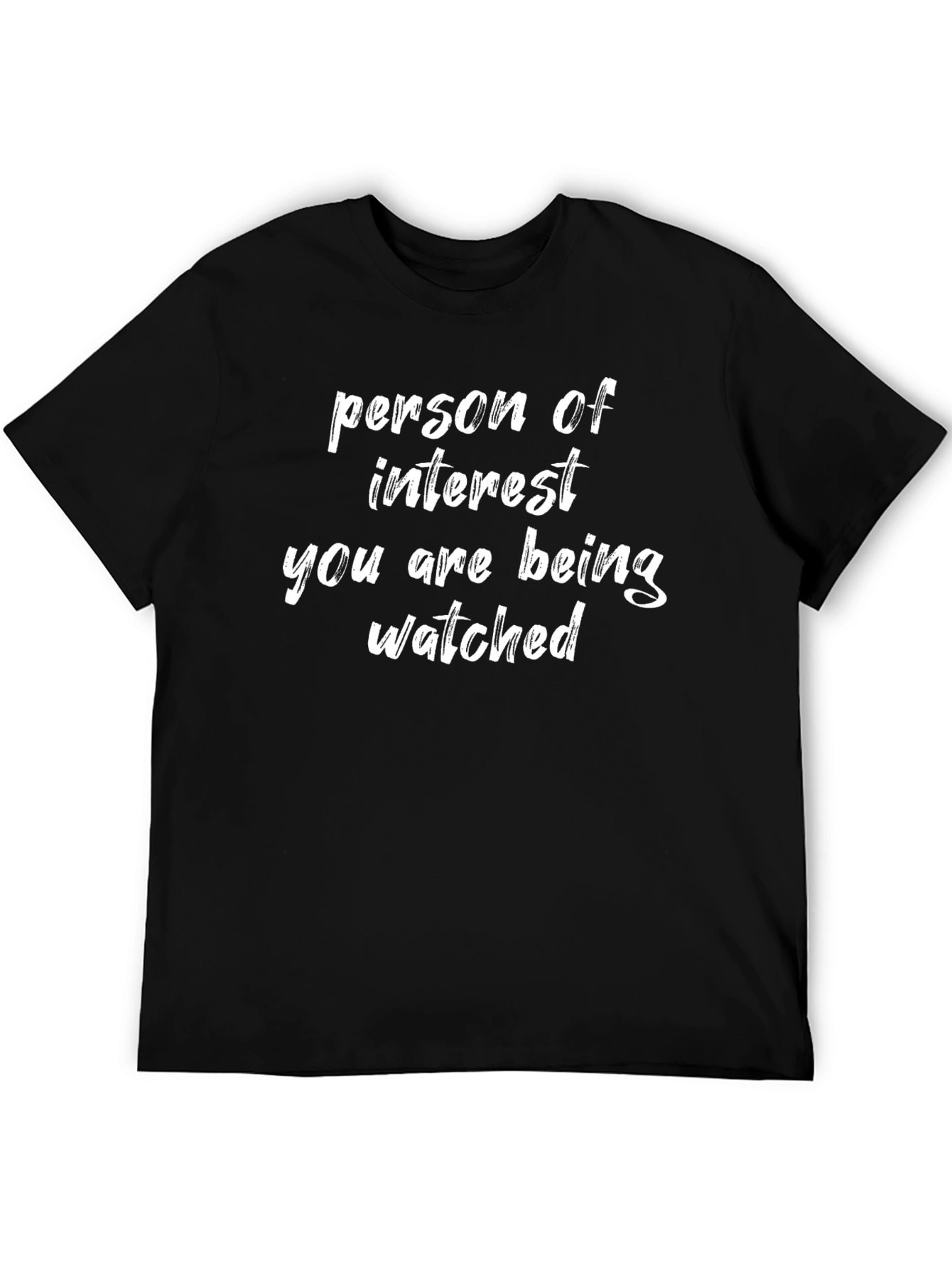 Person of Interest Black T-Shirt