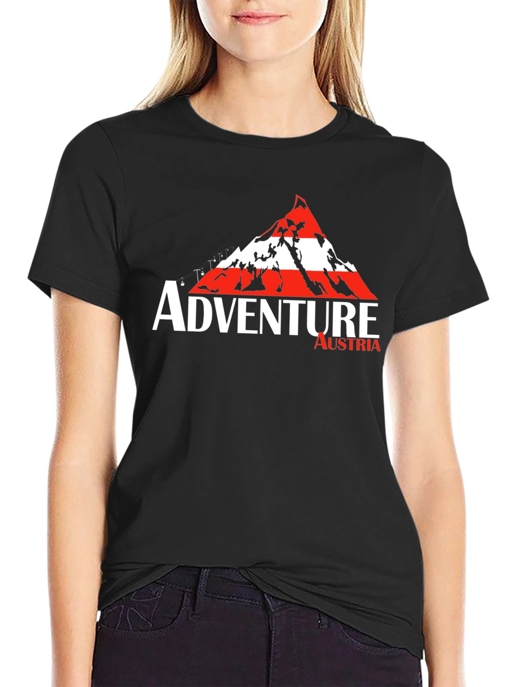 Adventure Austria Black T-Shirt