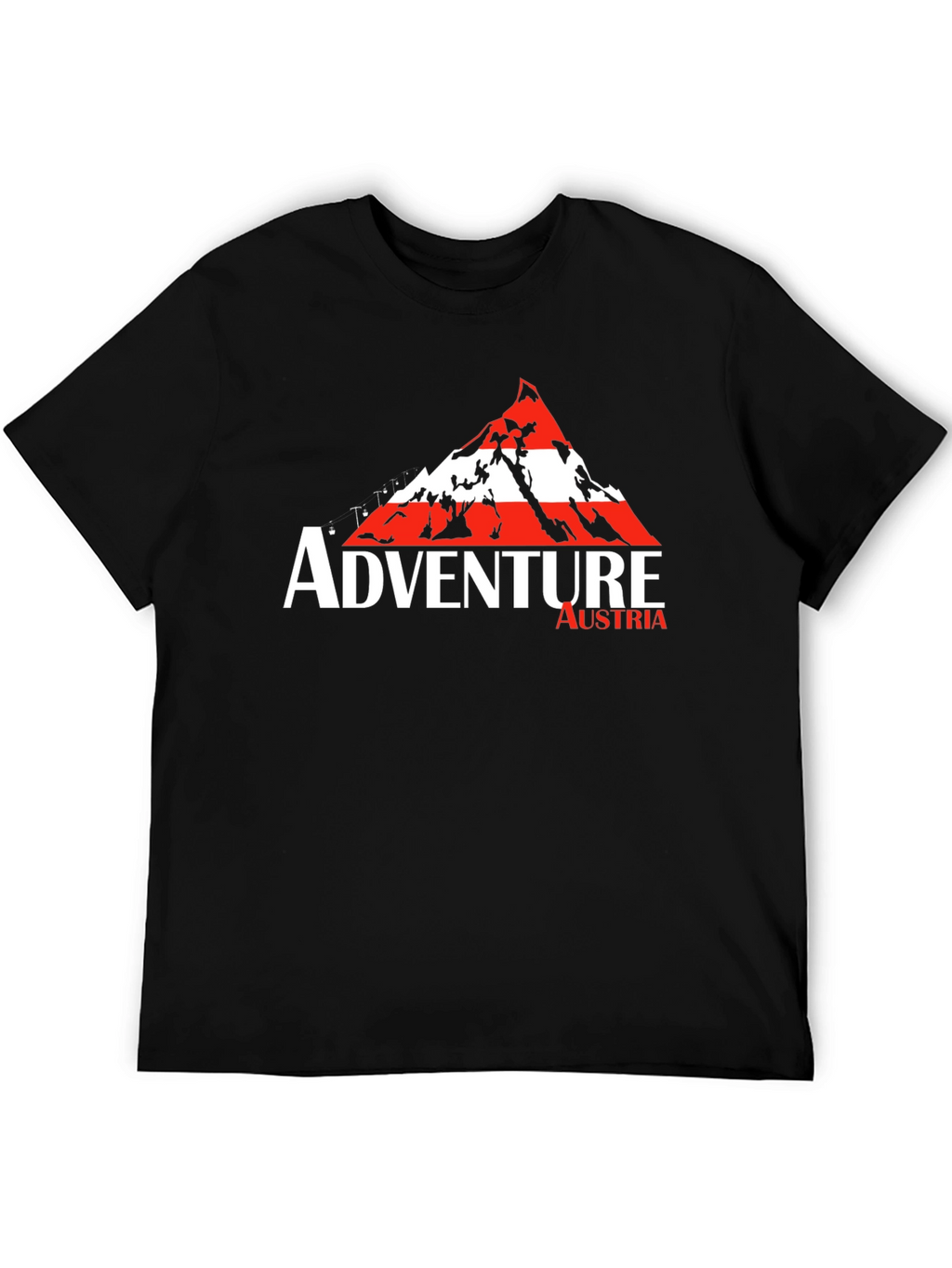 Adventure Austria Black T-Shirt
