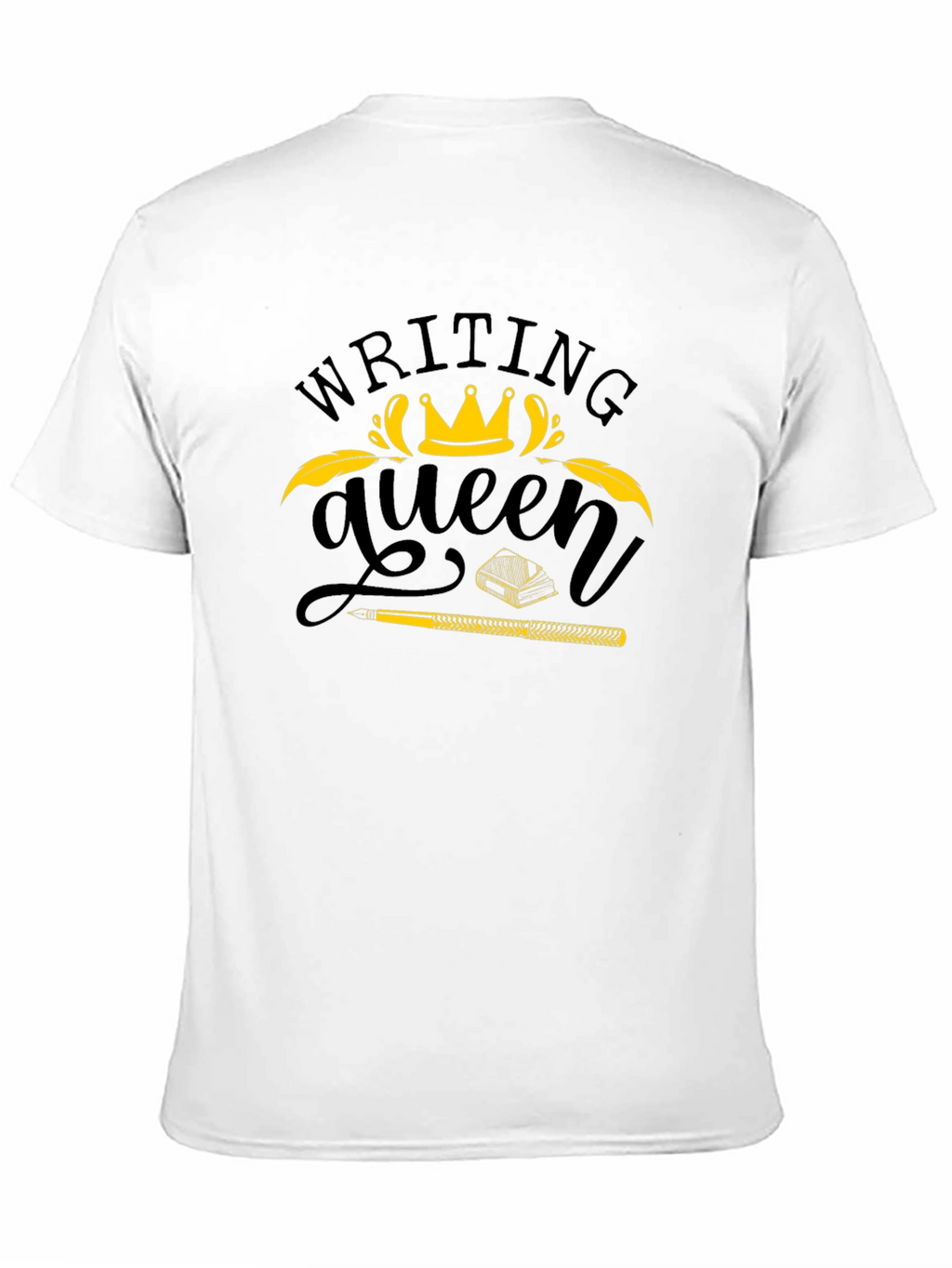 Writing Queen Black T-Shirt