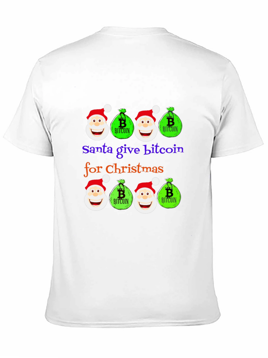 Santa Bitcoin Christmas T-Shirt