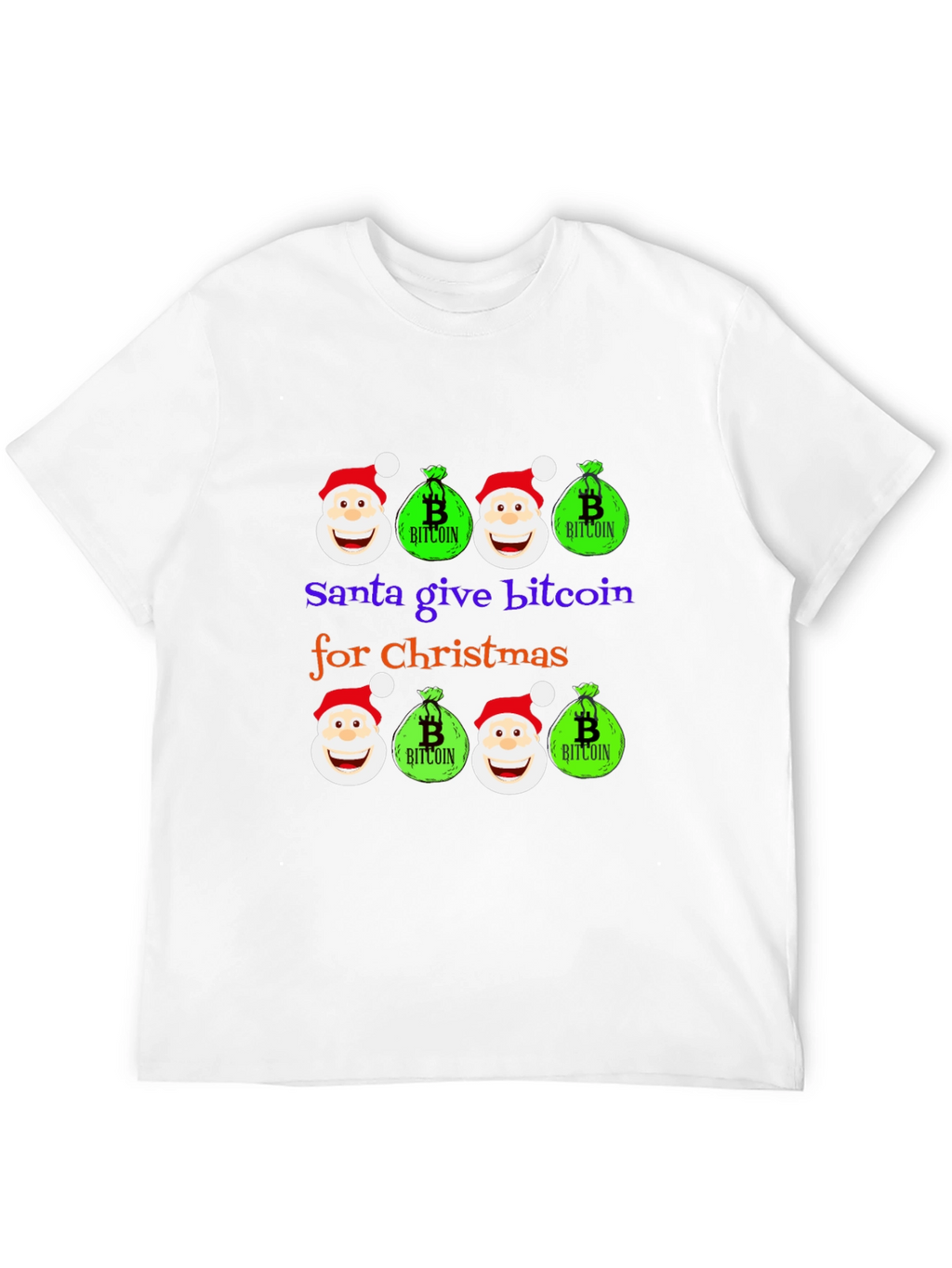 Santa Bitcoin Christmas T-Shirt