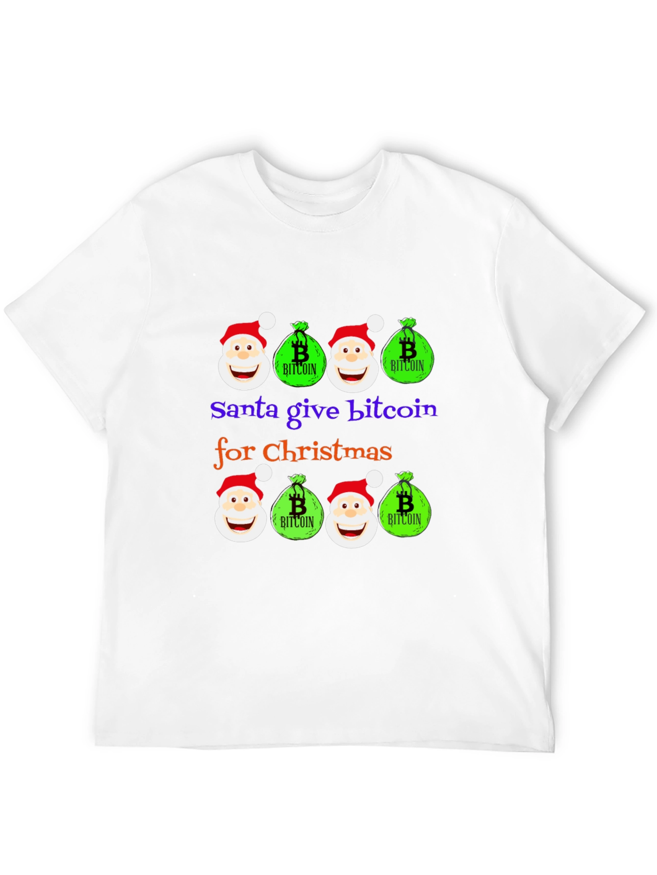 Santa Bitcoin Christmas T-Shirt