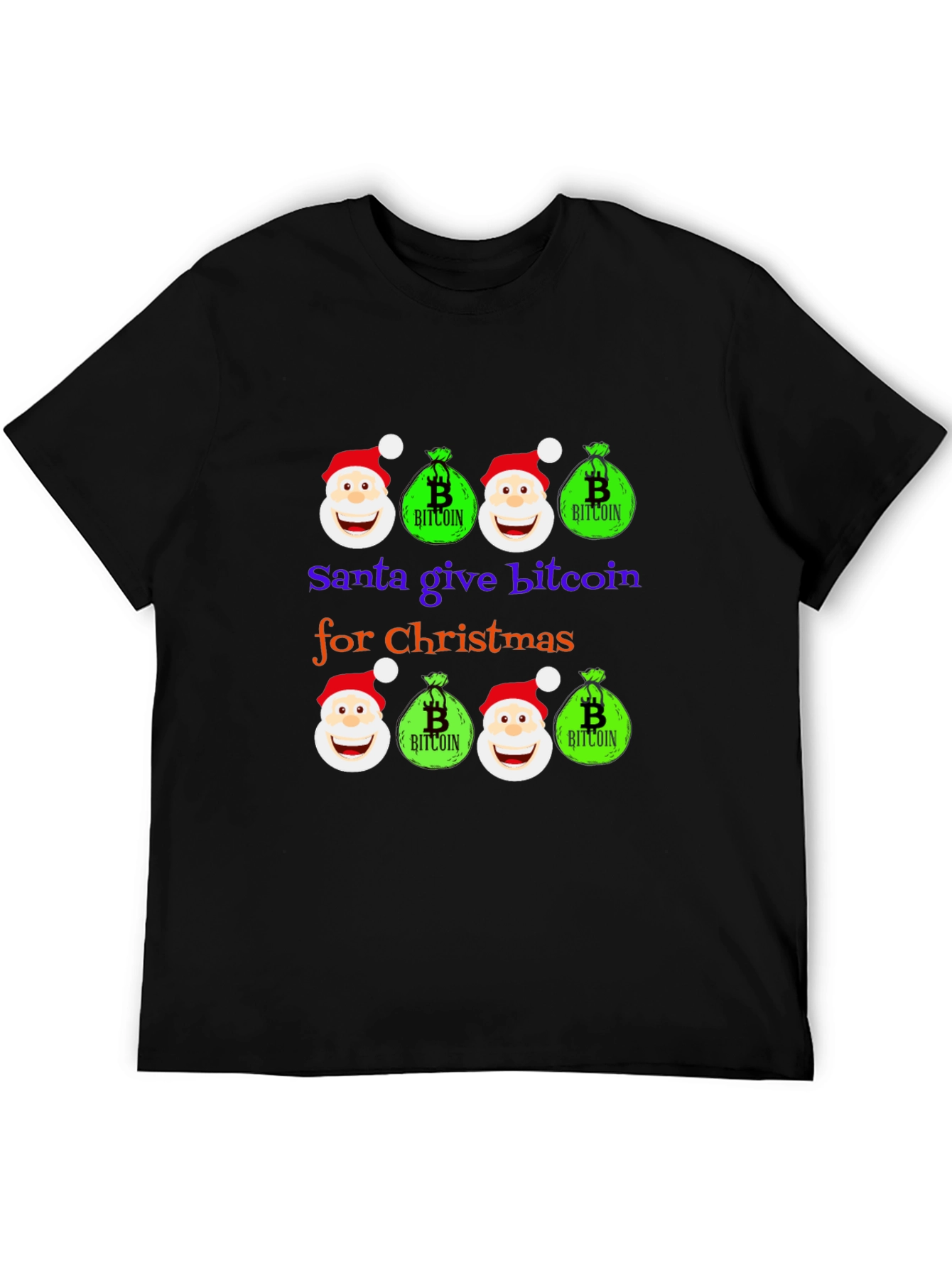 Santa Bitcoin Christmas T-Shirt