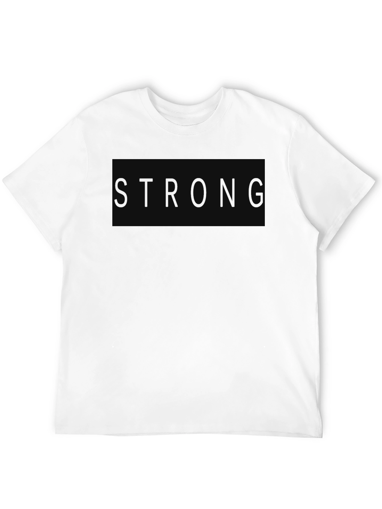 Black Strong Graphic T-Shirt