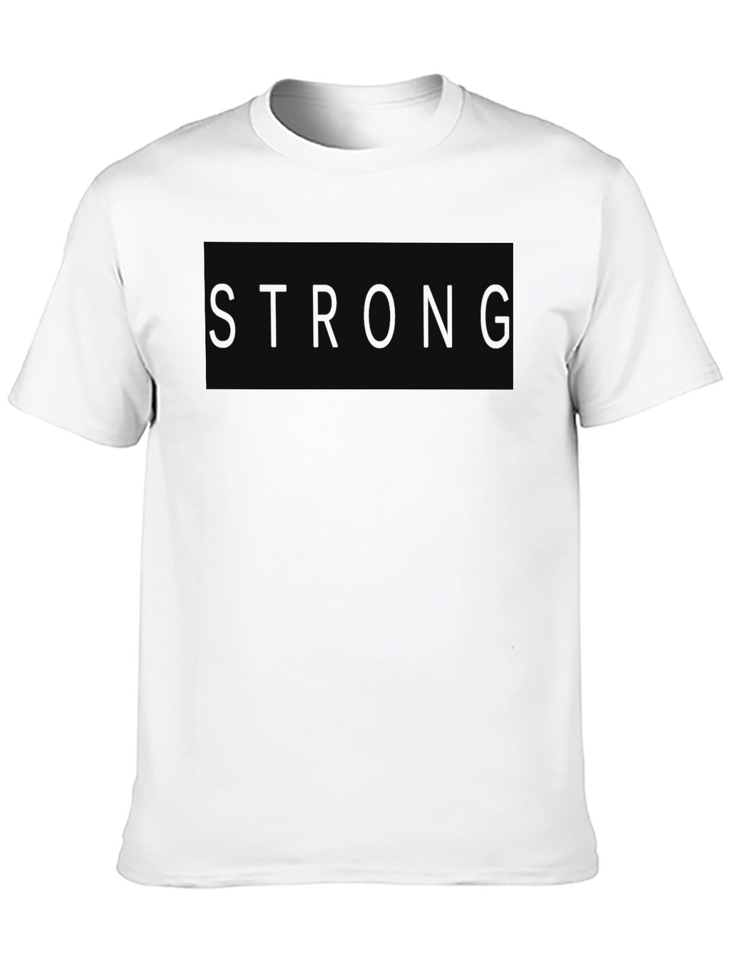 Black Strong Graphic T-Shirt