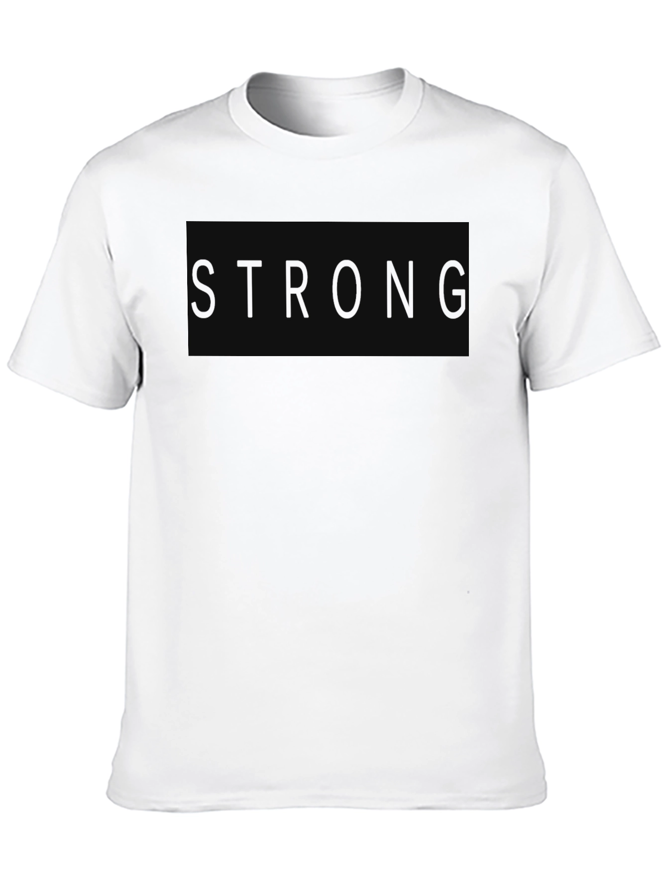 Black Strong Graphic T-Shirt
