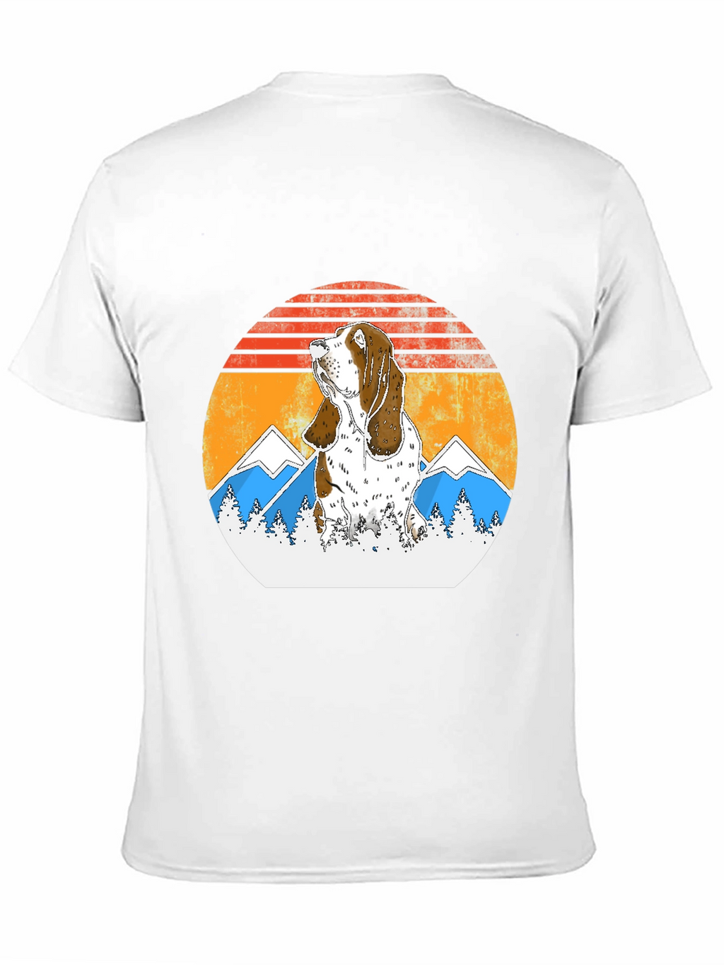 Bassett Hound Sunset T-Shirt - Dog Lover Tee