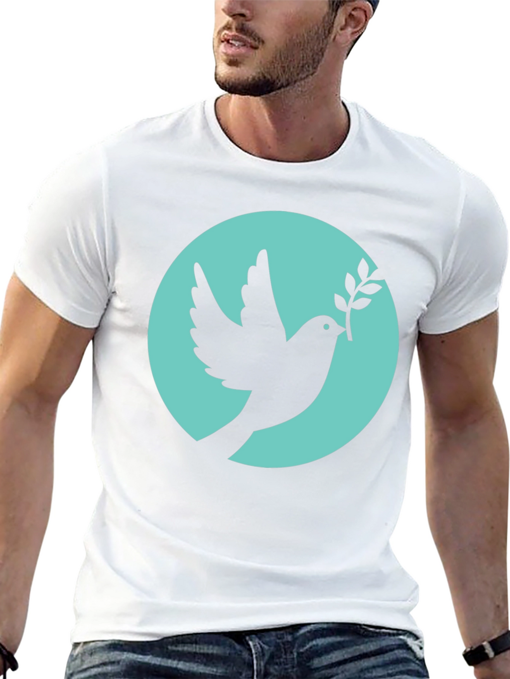 Peace Dove Black T-Shirt