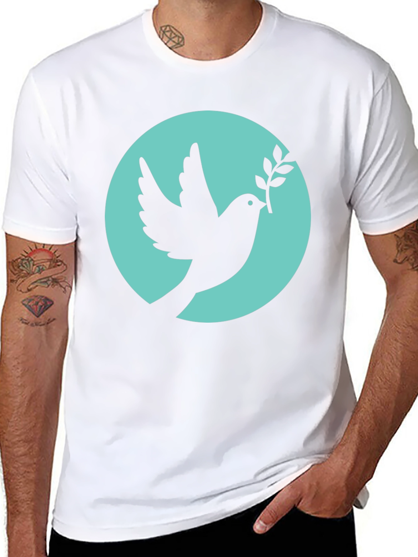 Peace Dove Black T-Shirt