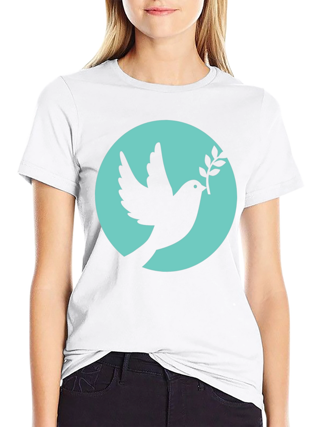 Peace Dove Black T-Shirt