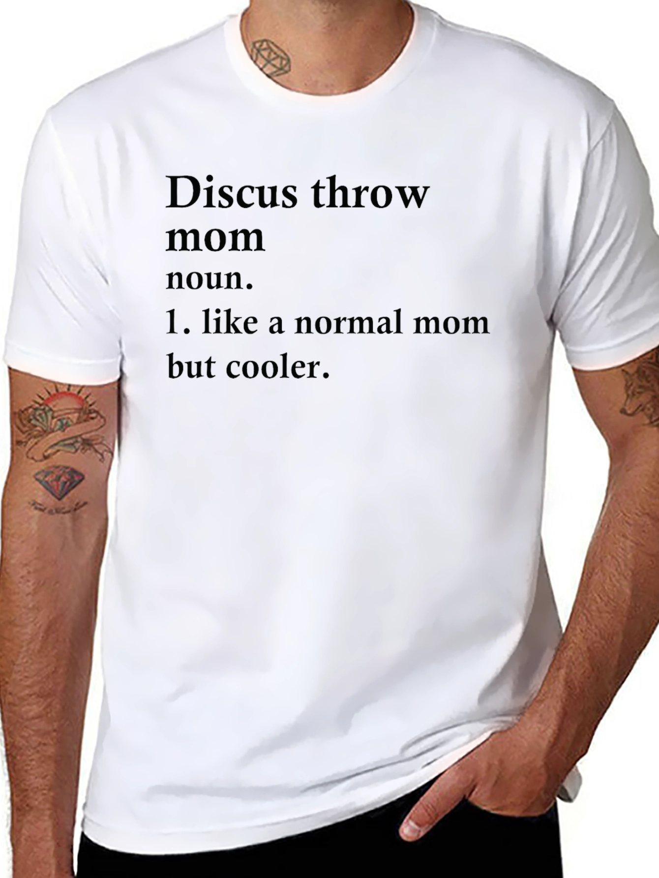 Discus Throw Mom T-Shirt - Cool Mom Definition Tee