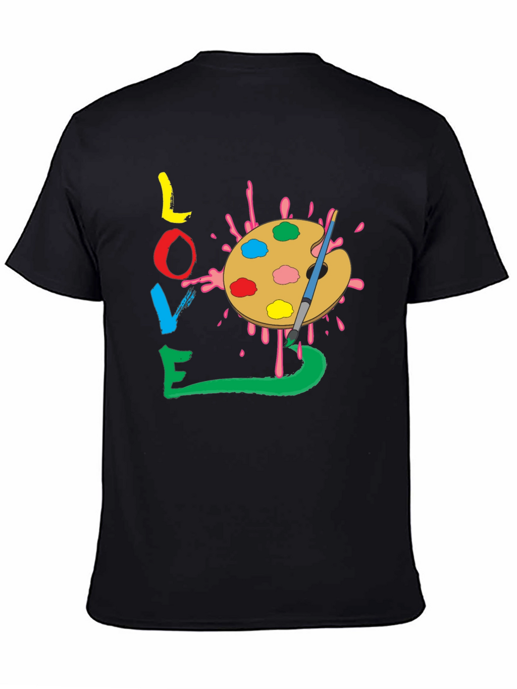 Love Art Palette T-Shirt - Painters Tee