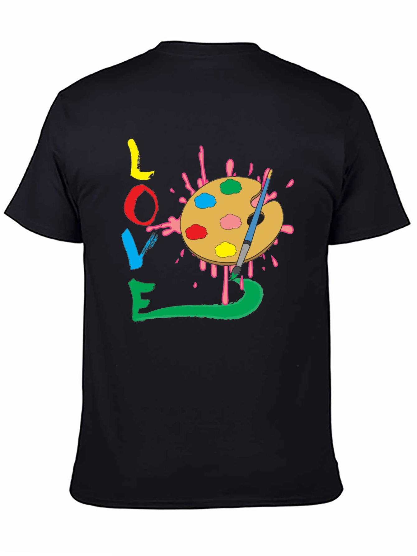 Love Art Palette T-Shirt - Painters Tee