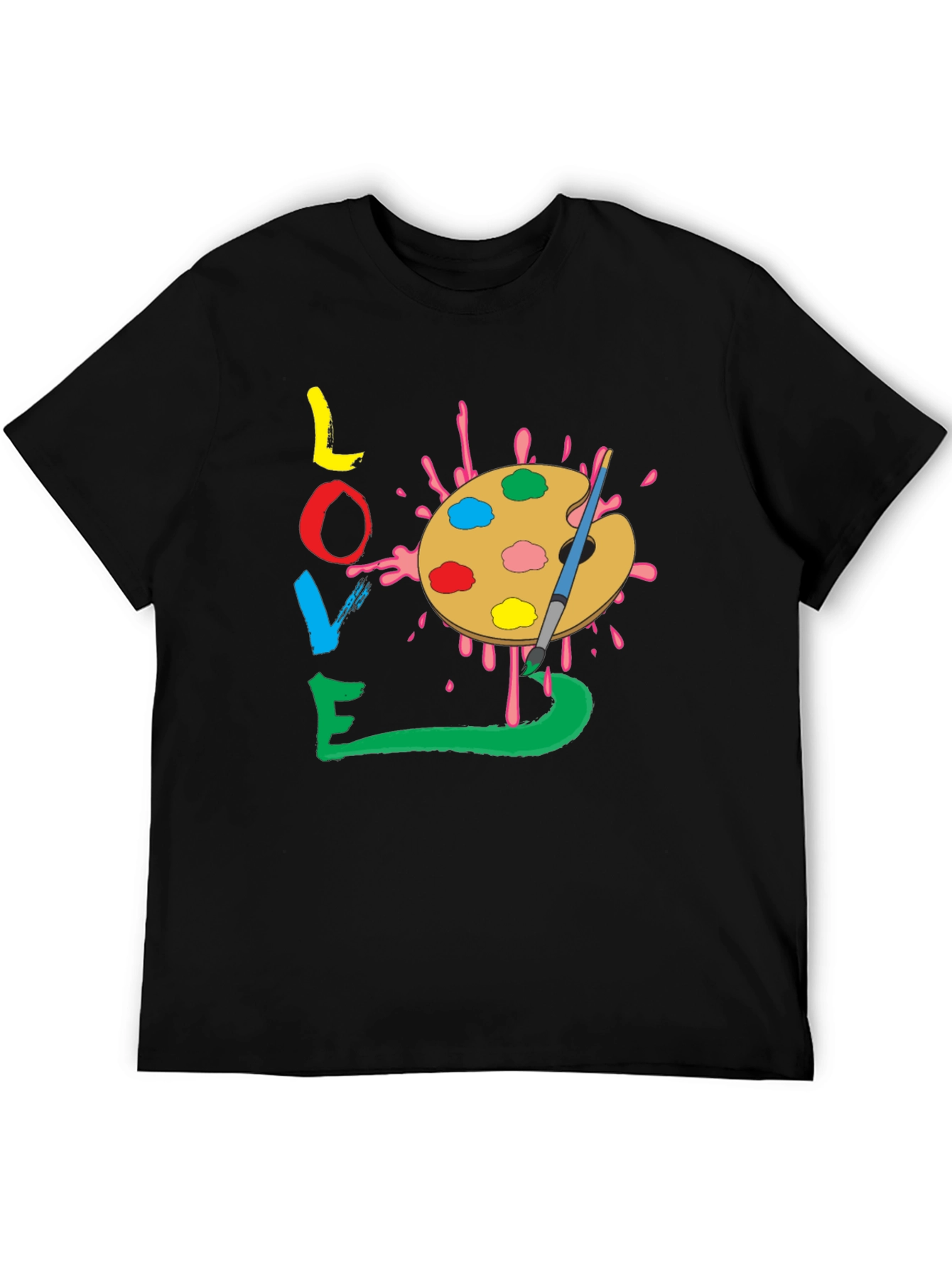 Love Art Palette T-Shirt - Painters Tee